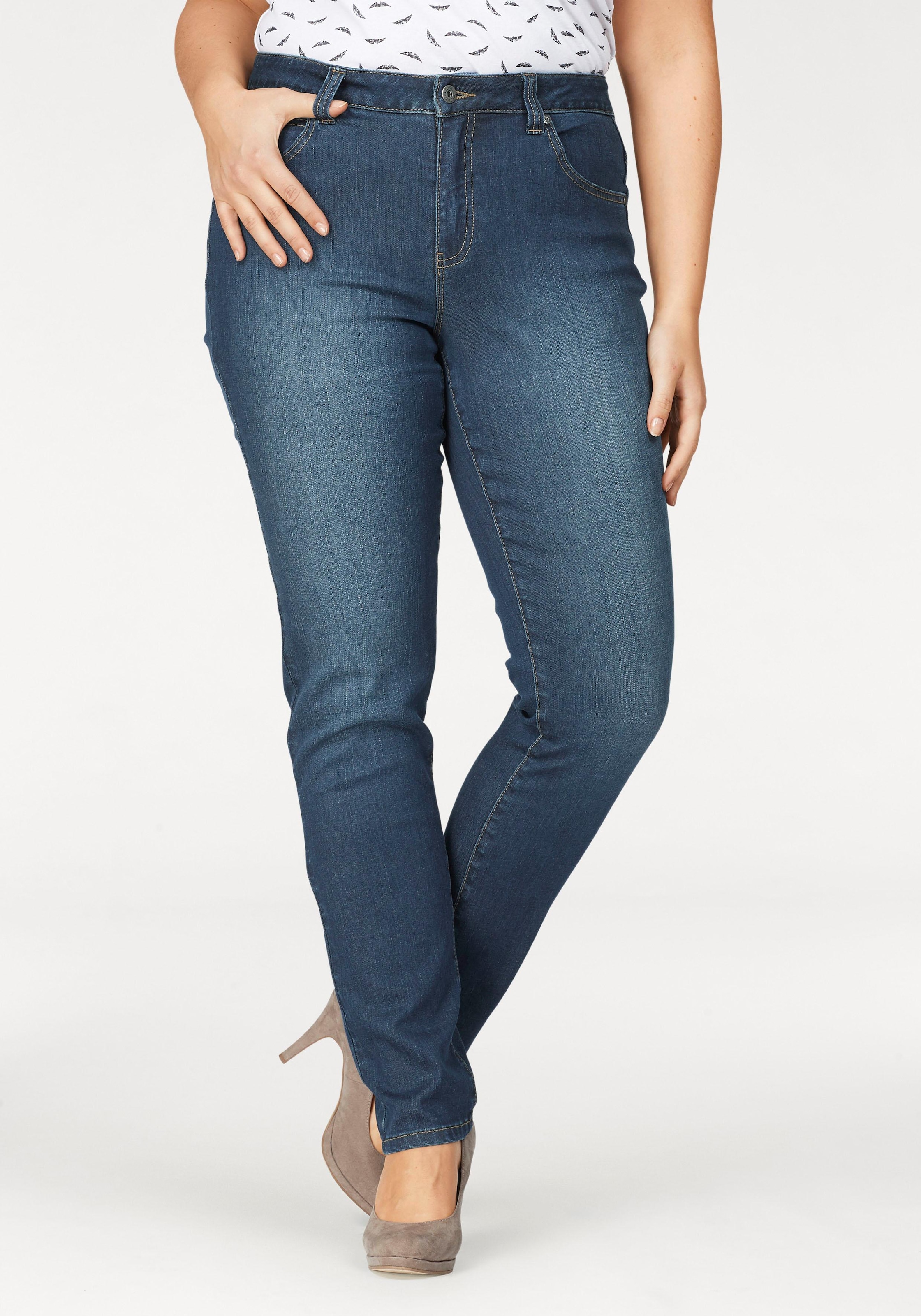 Arizona Slim-fit-Jeans »Curve-Collection«, High Waist online shoppen bei  Jelmoli-Versand Schweiz