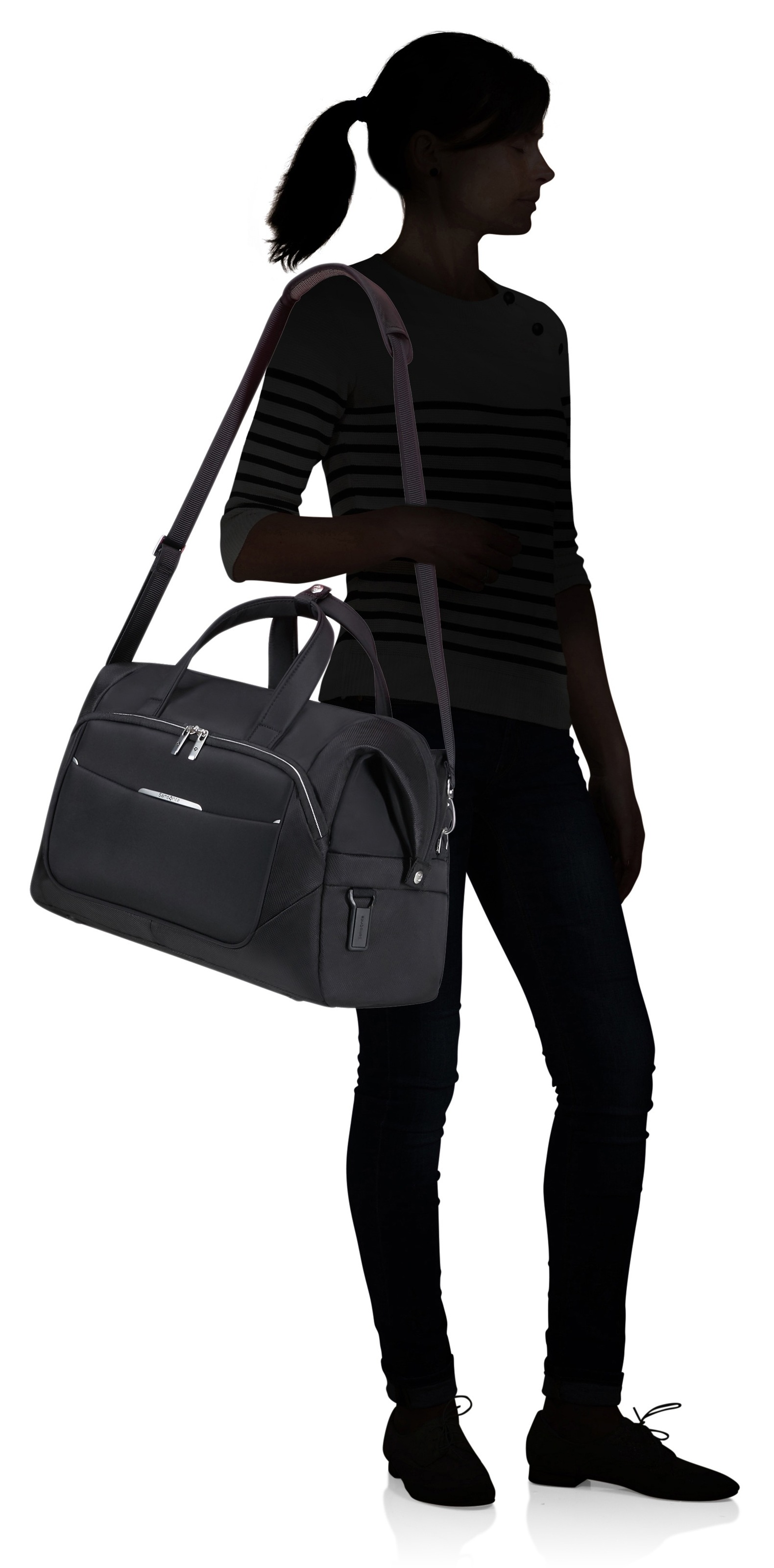 Samsonite Reisetasche "RE-LITE" Duffle Weekender Overnighter mit Packwürfel