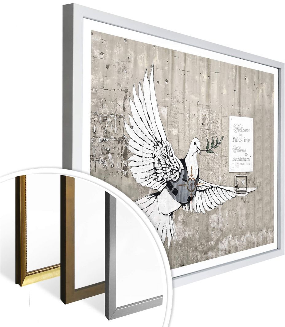Friedenstaube«, Bilder Bild, Wandbild, Poster online Jelmoli-Versand Wall-Art Vögel, | (1 Die Poster, bestellen »Graffiti Wandposter St.),