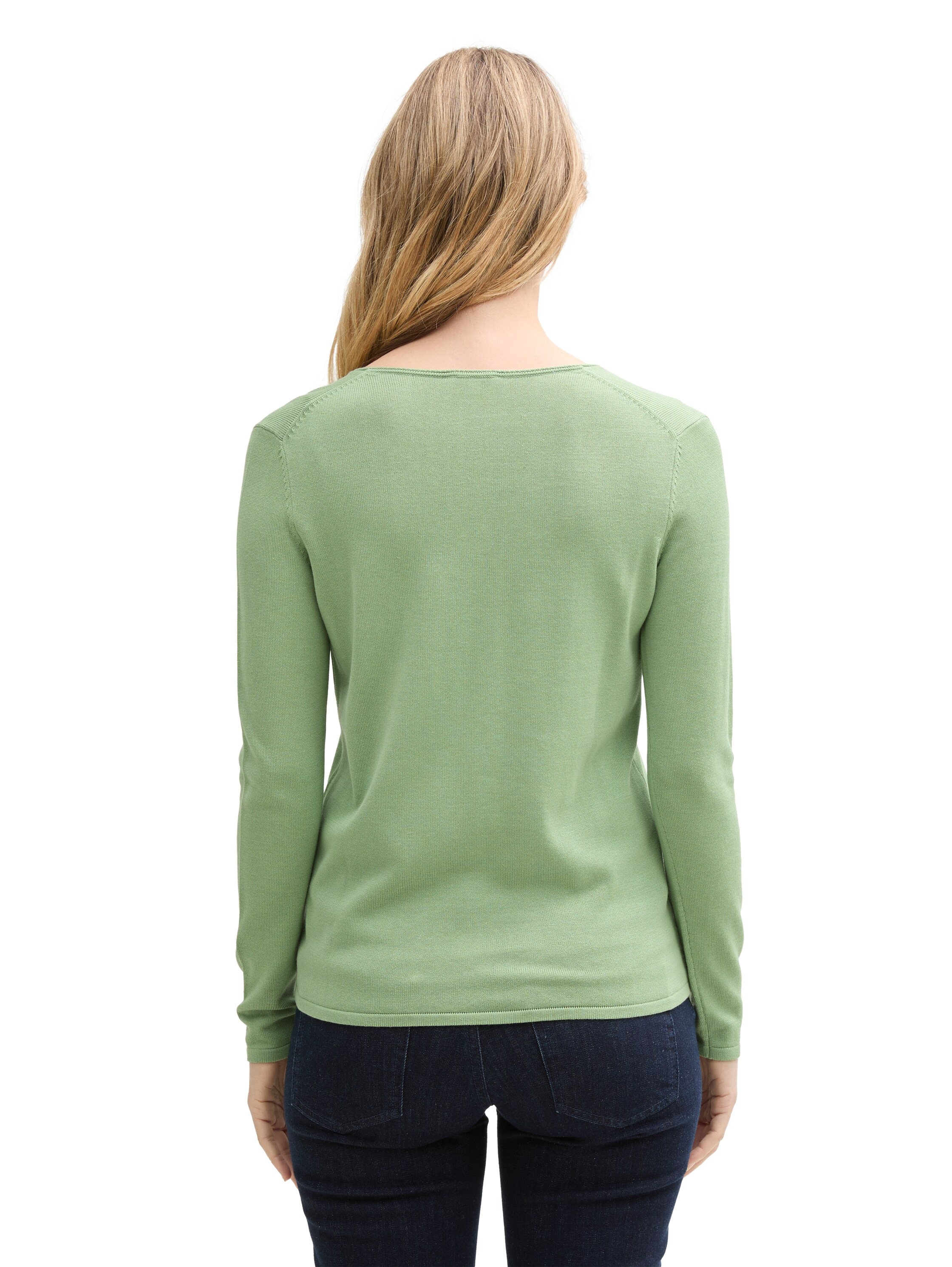 TOM TAILOR V-Ausschnitt-Pullover