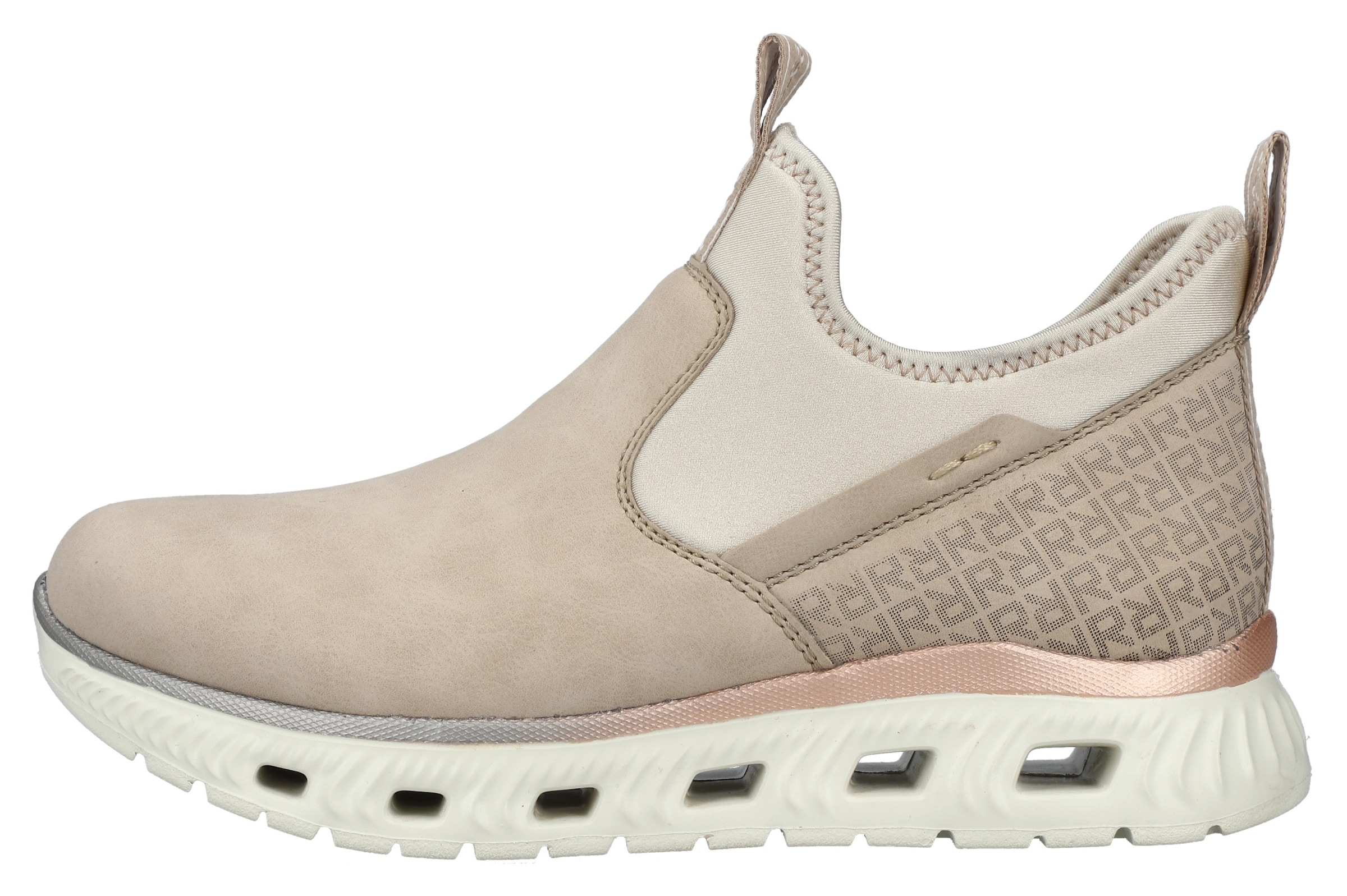 RIEKER Sport Schlupfboots, High-Top-Sneaker, Schlupfboots mit elastischem Schaft