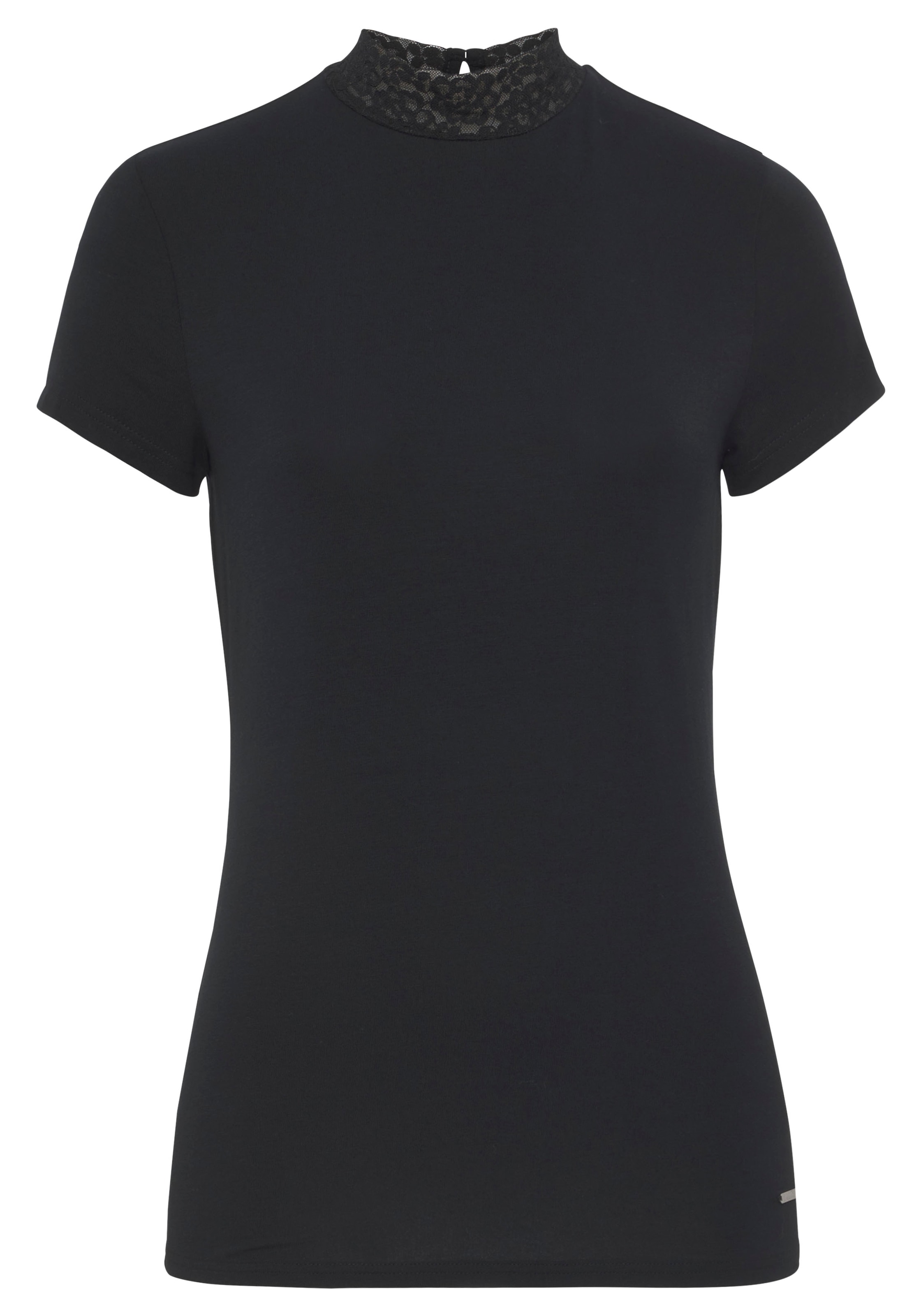 Laura Scott T-Shirt, mit Stehkragen Schweiz online bei Jelmoli-Versand shoppen aus Spitze