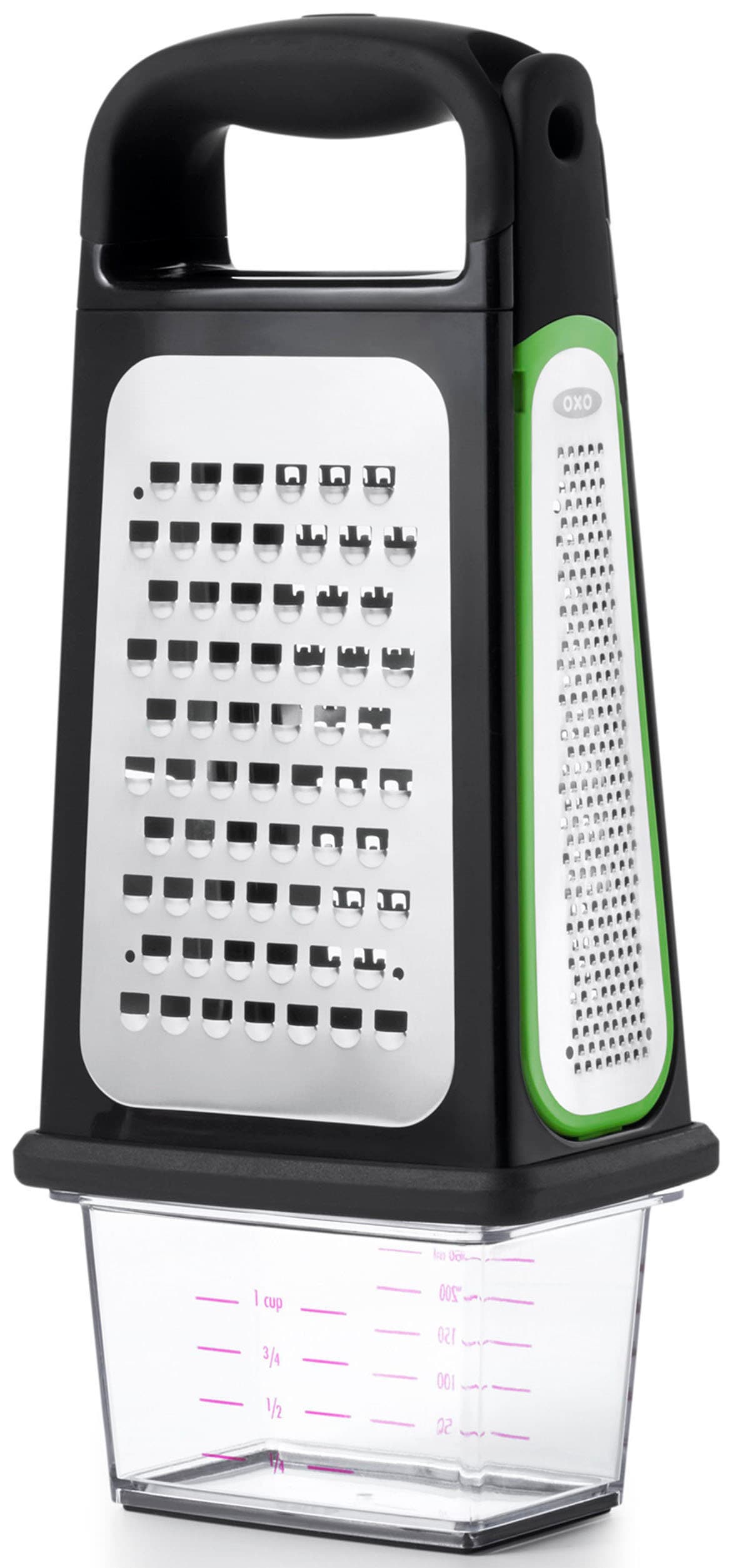 OXO Good Grips Multireibe, Vierkantreie, inkl. Zestenreisser