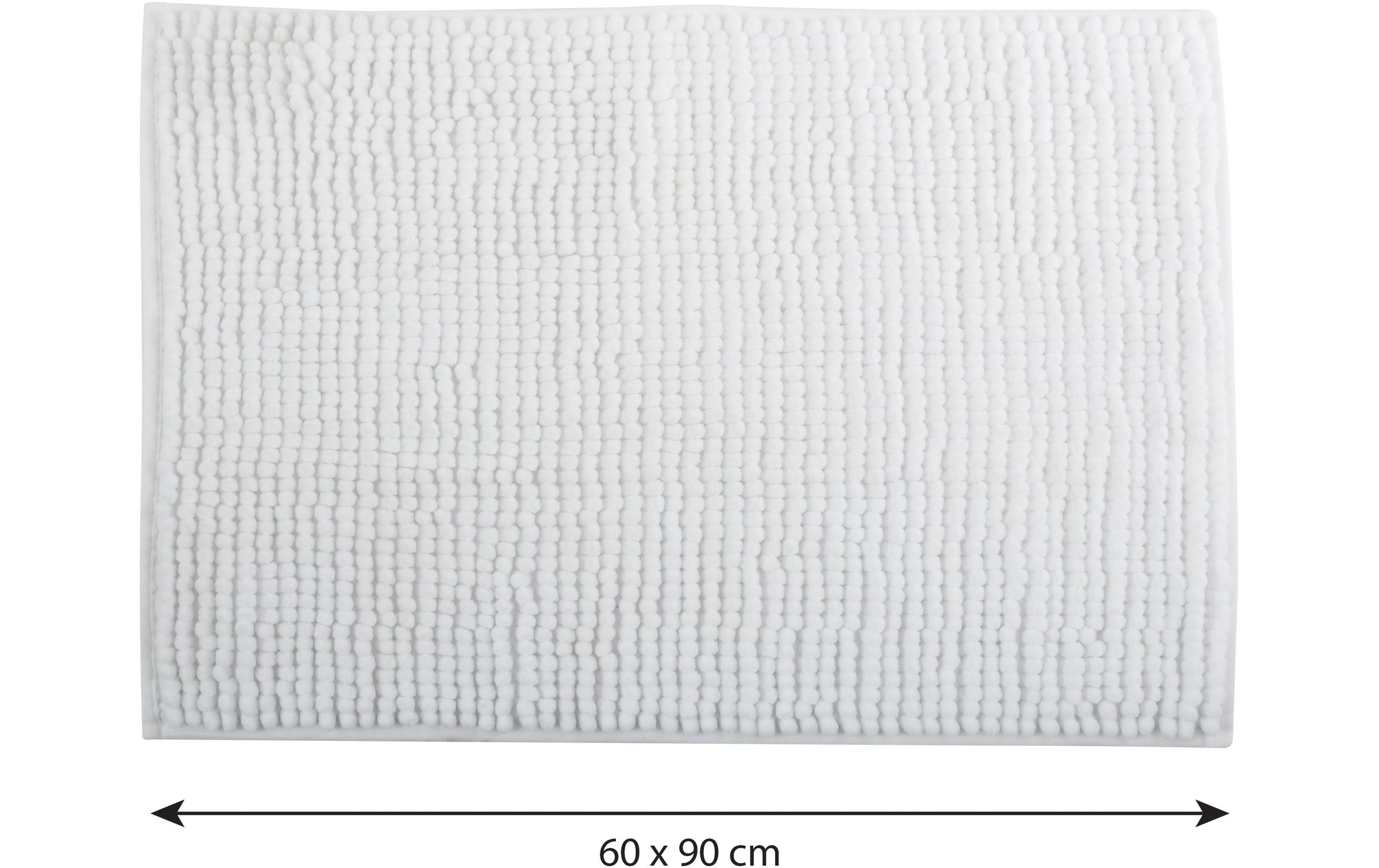 MSV Badematte »Chenille Weiss«