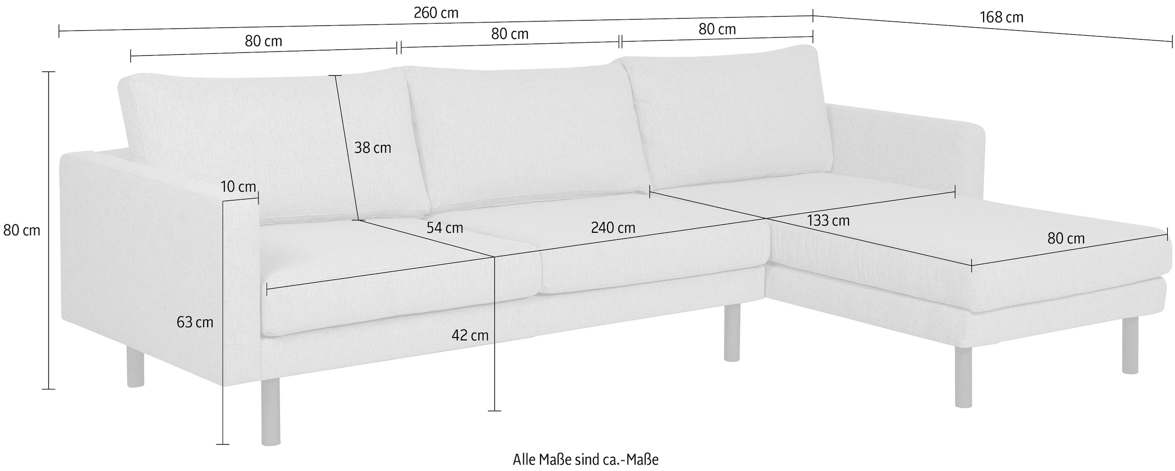GEPADE Ecksofa », L-Form«
