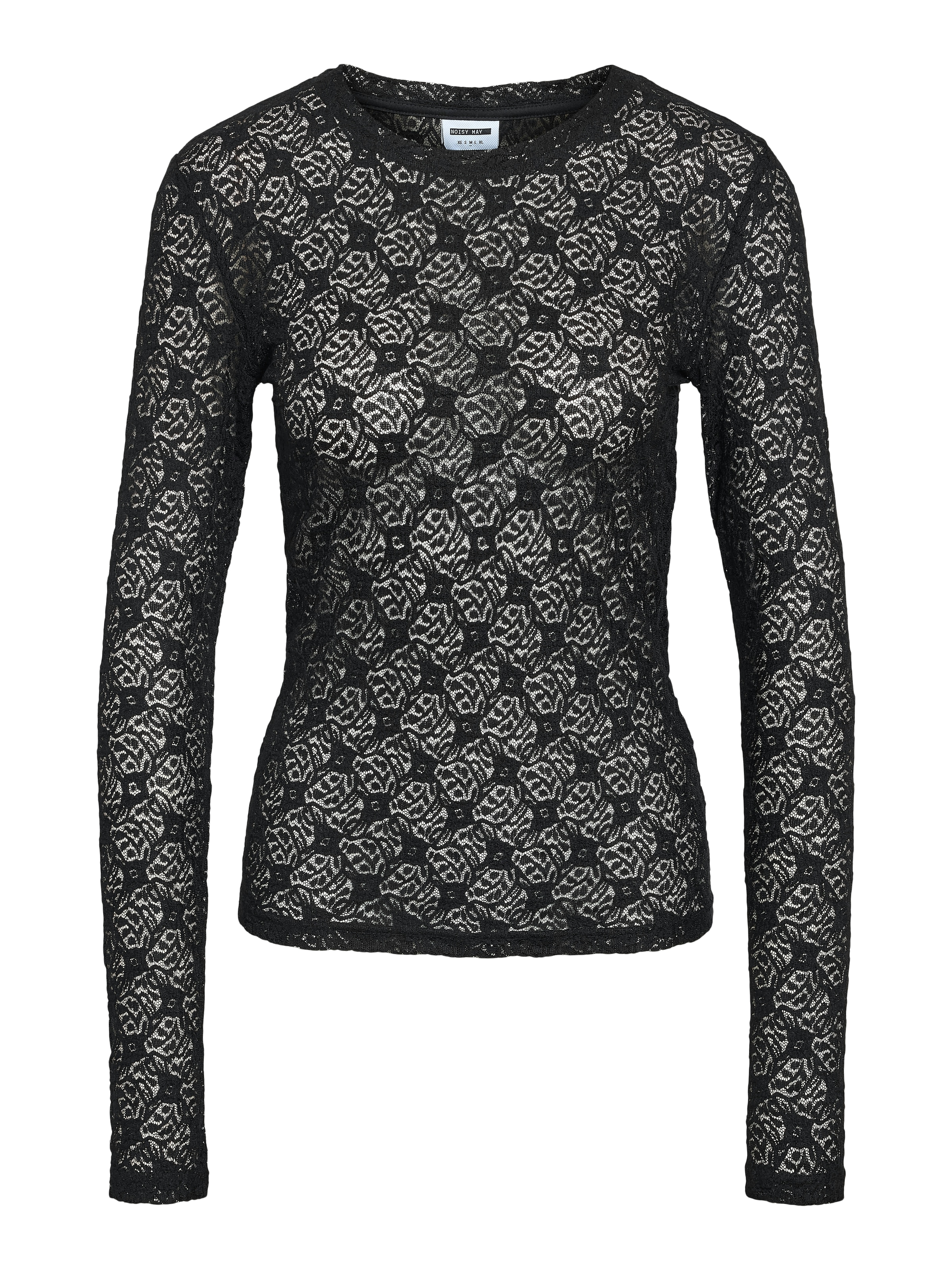 Noisy may Spitzenshirt »NMJUDITH L/S LACE TOP NOOS«