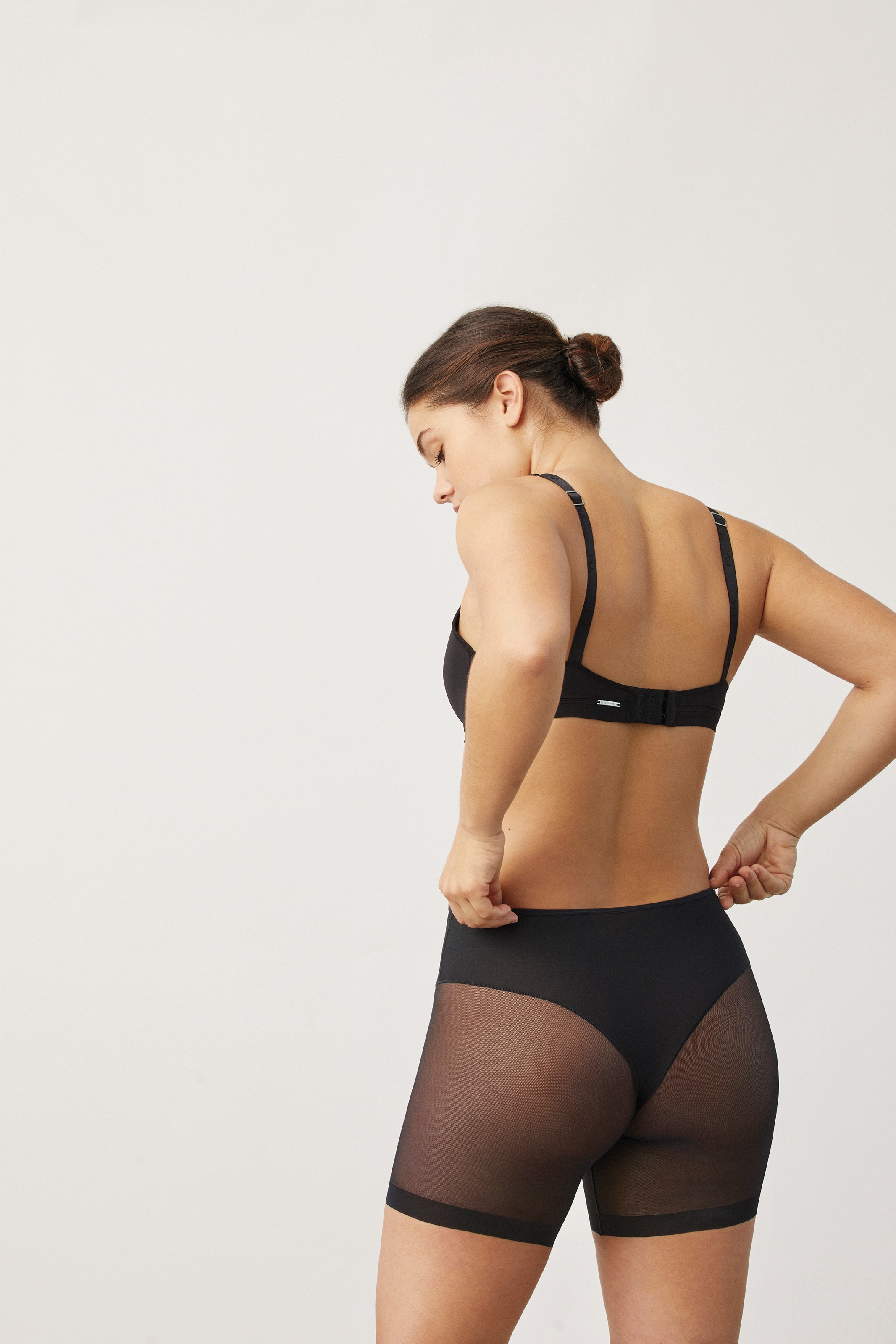 YSABEL MORA Shapingpants, (2er Pack), mittlerer Form-Effekt, Tüll, Anti-Scheuer-Effekt