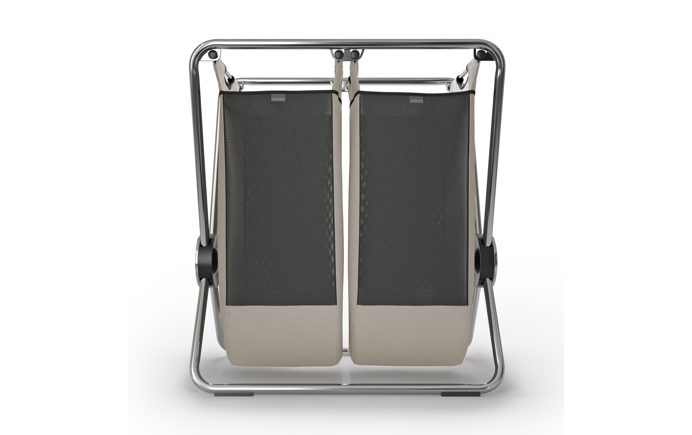 simplehuman Wäschekorb »2 x 70 l, Beige«