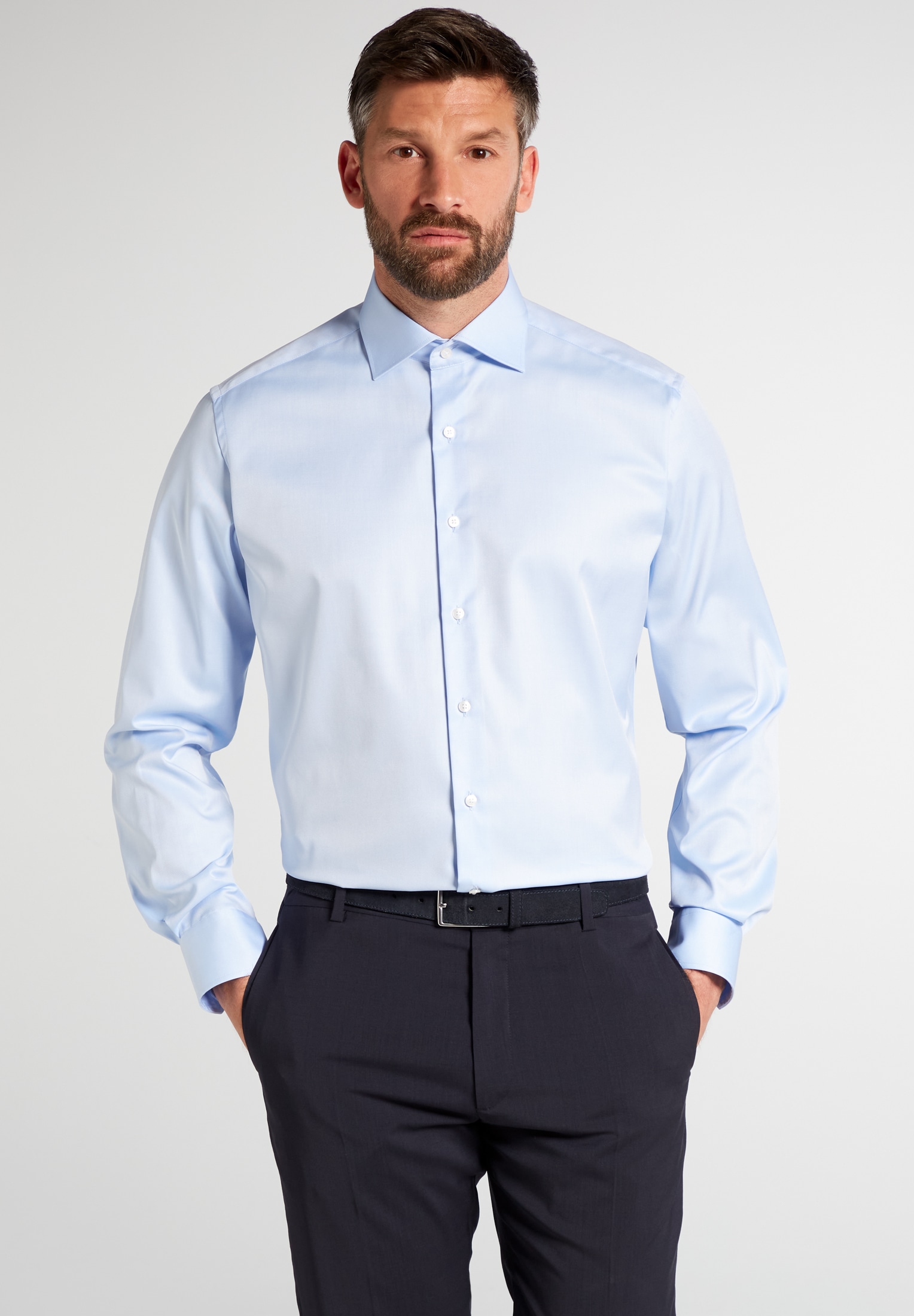 Eterna Langarmhemd »MODERN FIT« NON IRON (bügelfrei)