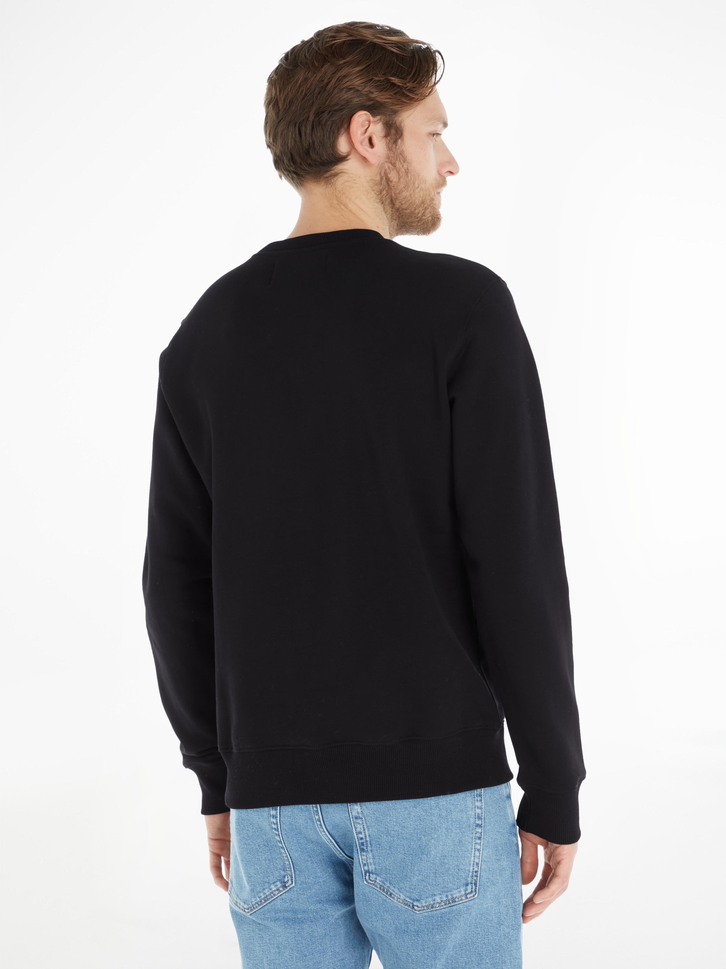 Calvin Klein Jeans Sweatshirt »ICONIC MONOGRAM CREWNECK«, mit grossem Druck