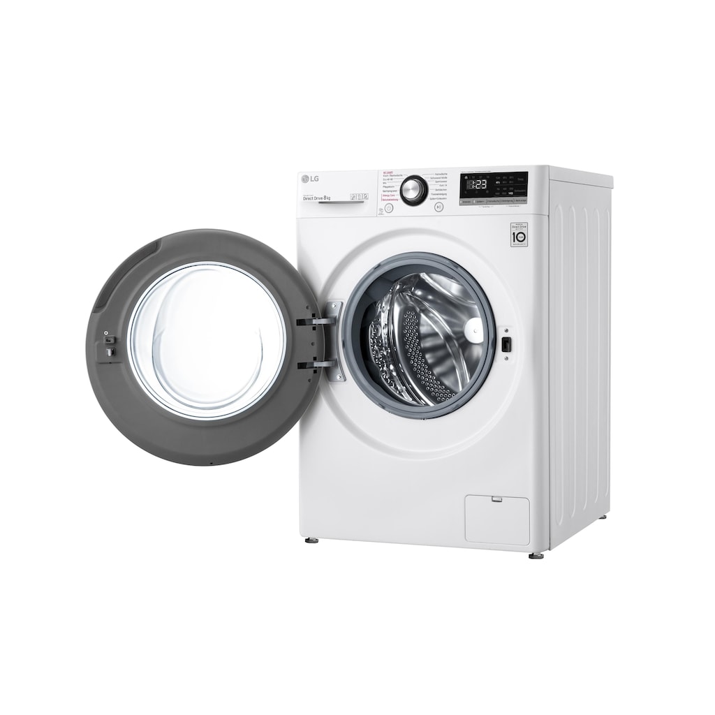 LG Waschmaschine, F4WV308SB, 8 kg, 1400 U/min