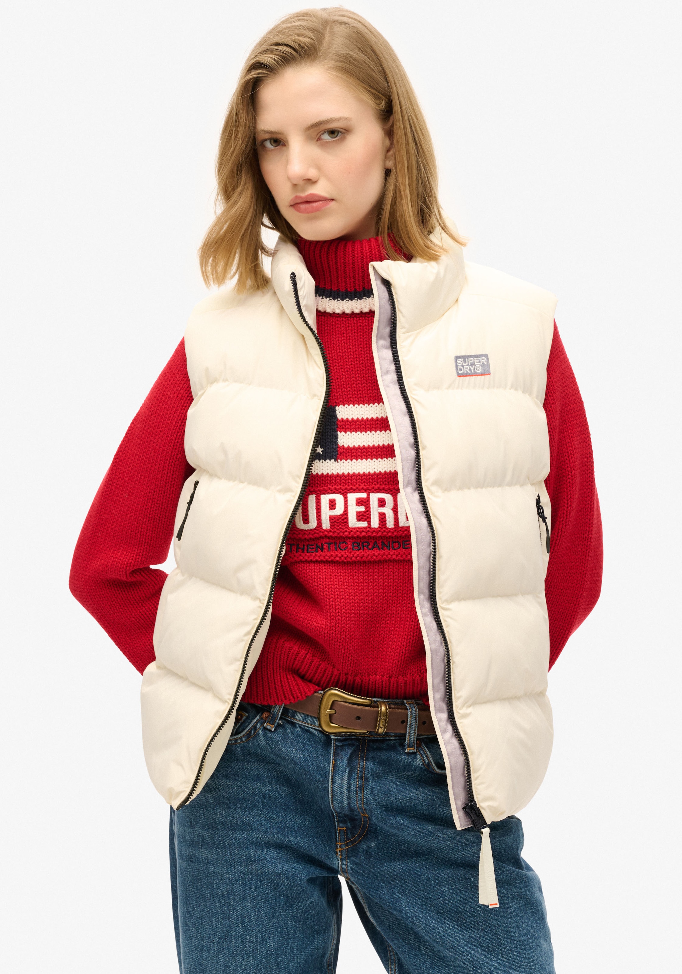 Superdry Steppweste »SPORTS PUFFER GILET«