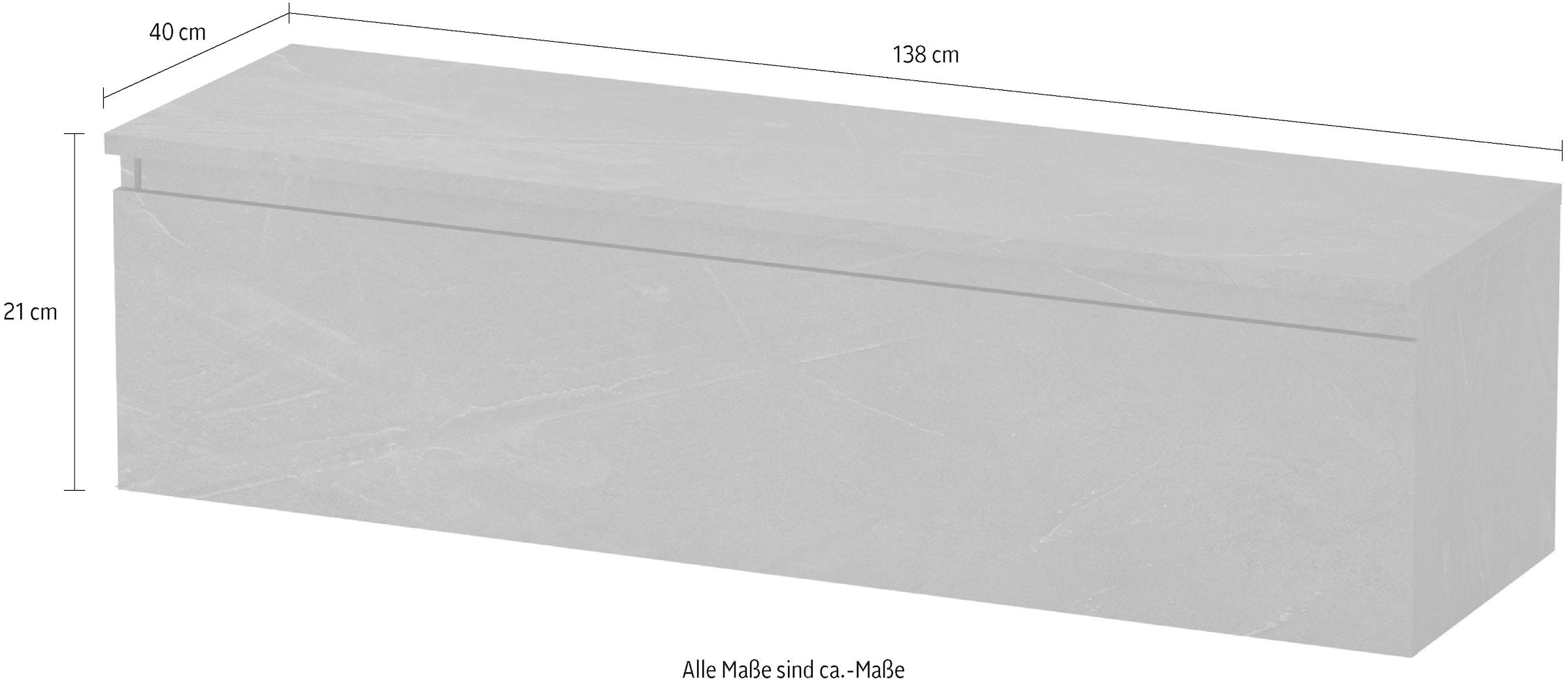 INOSIGN Lowboard »Infinity Breite 138 cm, TV-Schrank mit 1 Schubkasten«, (2 Innenfächer), TV-Board stehend, verschiedene Farben