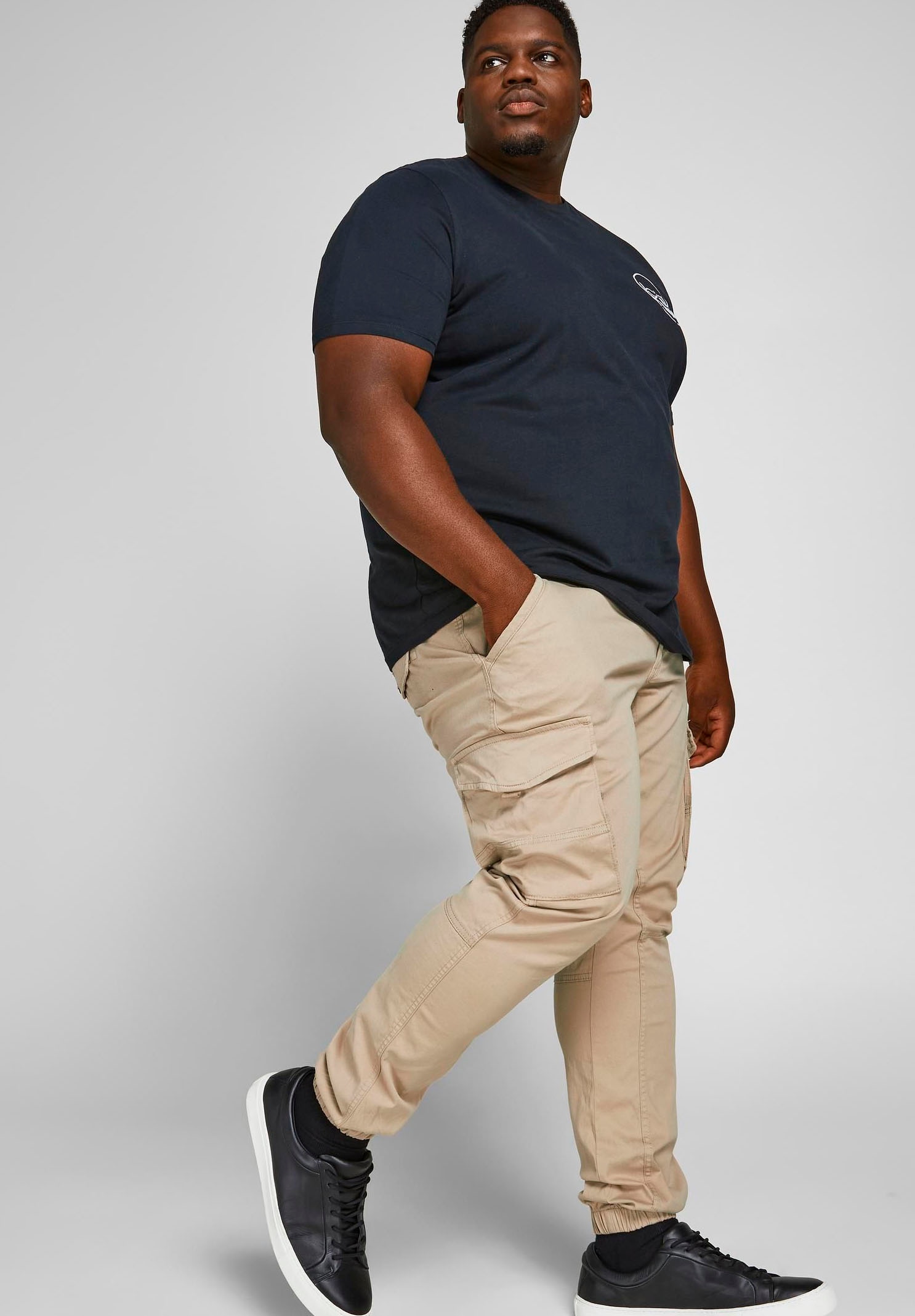 Jack & Jones PlusSize Cargohose »PAUL FLAKE«, Bis Weite 48