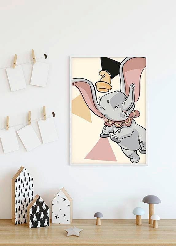 ✵ Komar (1 Jelmoli-Versand Poster Schlafzimmer, Wohnzimmer Angles«, St.), »Dumbo Disney, Kinderzimmer, günstig | entdecken