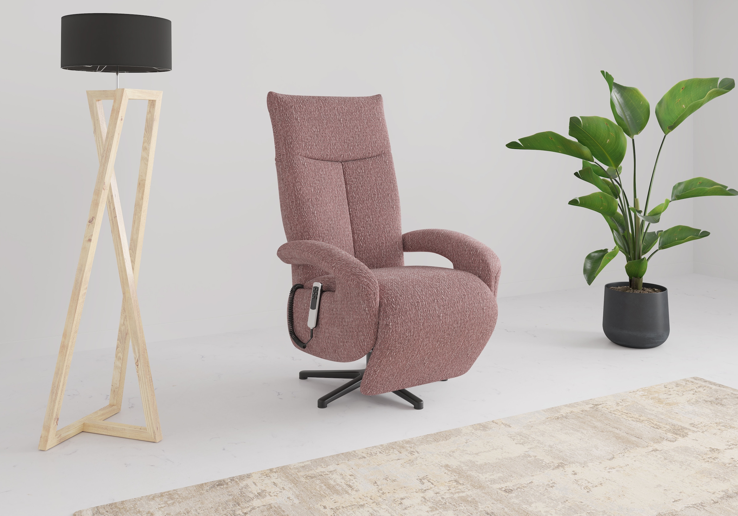 sit&more TV-Sessel "TV Dance" wahlweise manuell oder elektrischer Funktion mit Akku