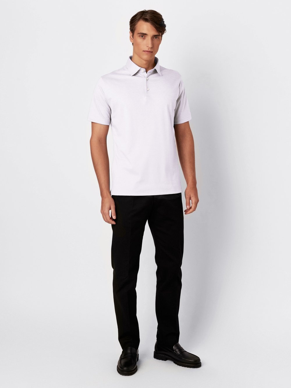 DESOTO Poloshirt »Essential Polo Kent 1/2«, Mit Rundhalsausschnitt