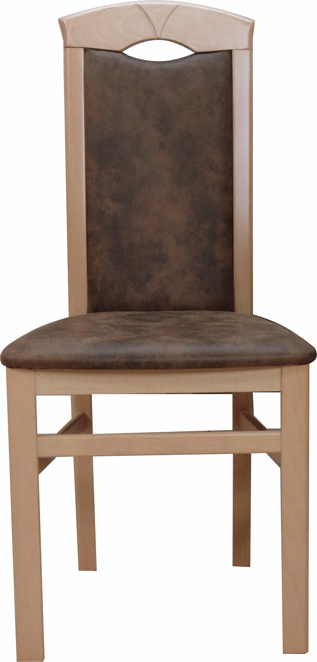 Home affaire 4-Fussstuhl, (Set), 2 St., Microfaser