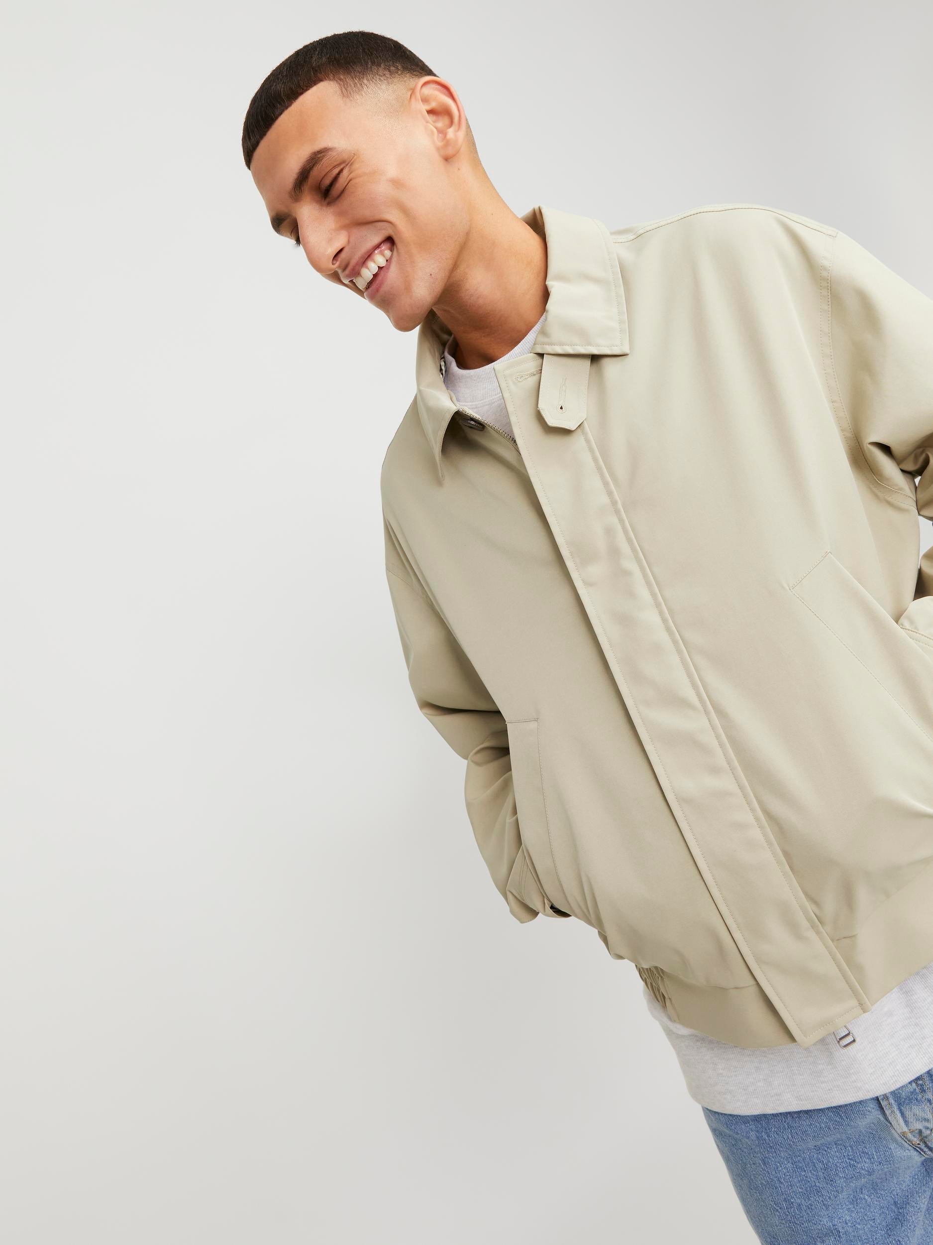 Jack & Jones Outdoorjacke »JORSANTORINI HARRINGTON JACKET SN«