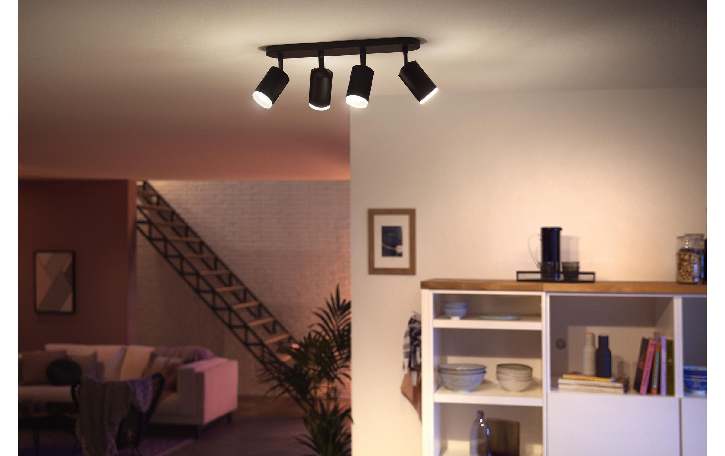 Philips Hue LED Deckenleuchte »Fugato 4er-Spot«, Leuchtmittel GU10 | LED wechselbar