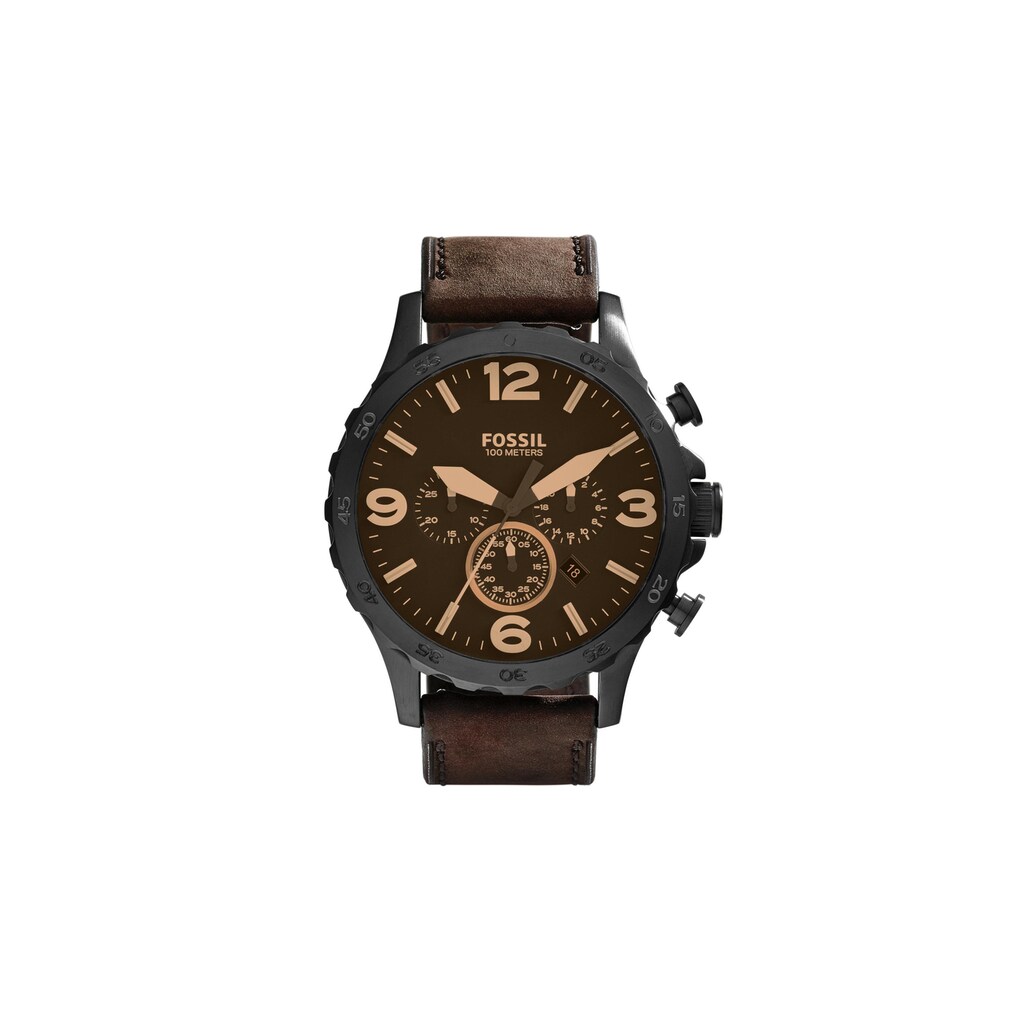 Fossil Chronograph »Armbanduhr Spring Nate JR1487 Her«