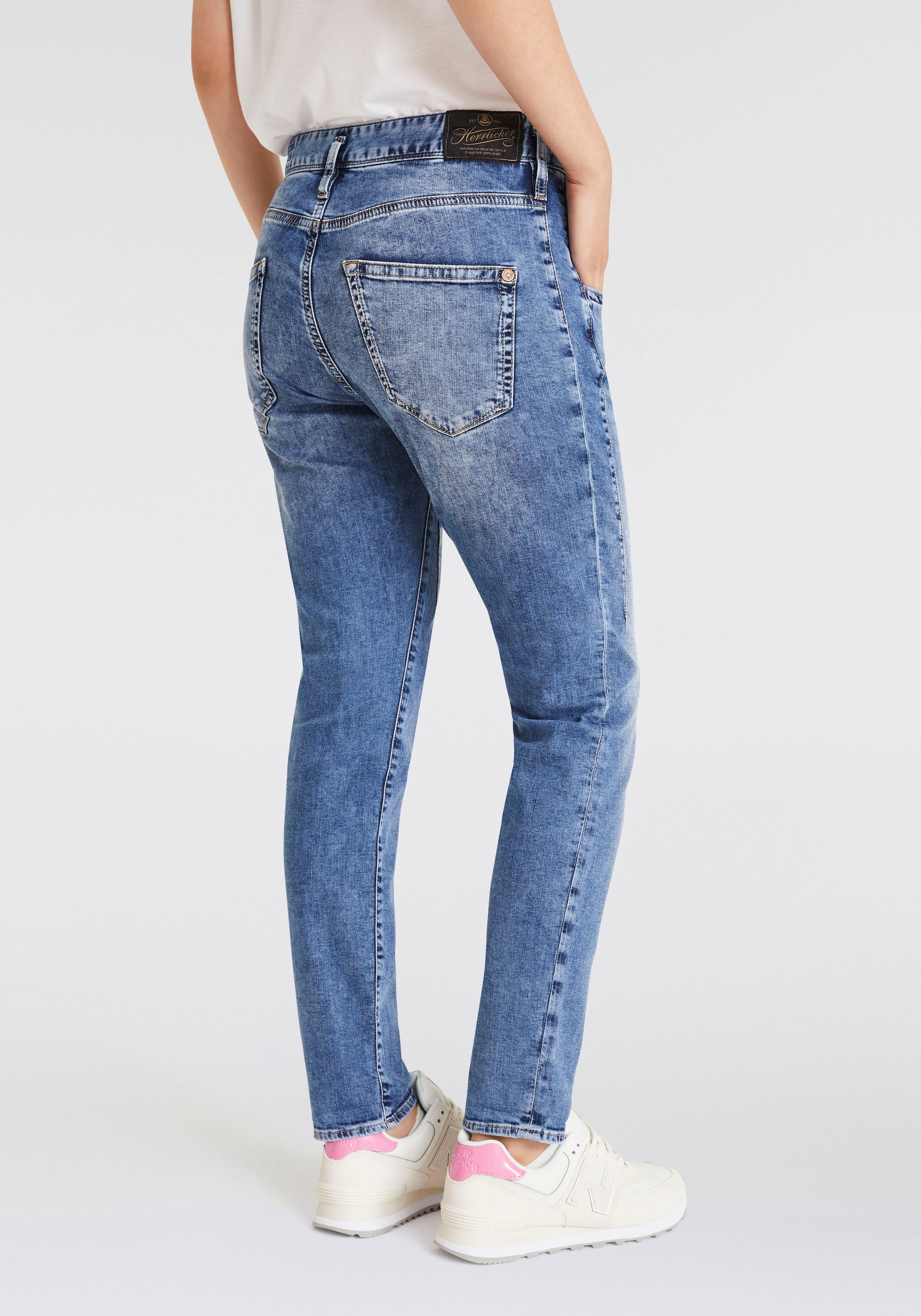 Herrlicher 5-Pocket-Jeans »Shyra Cropped Light Denim«