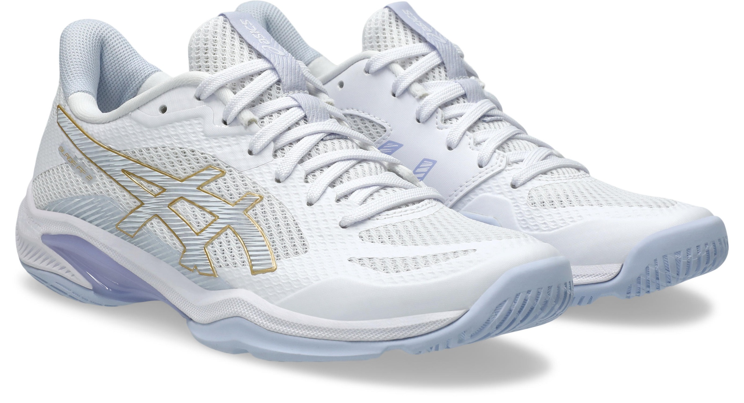 Asics, Unisex, Hallenschuh »BLADE FF 2«, weiß, blau fade, 40, Funktionaler Hallenschuh von Asics