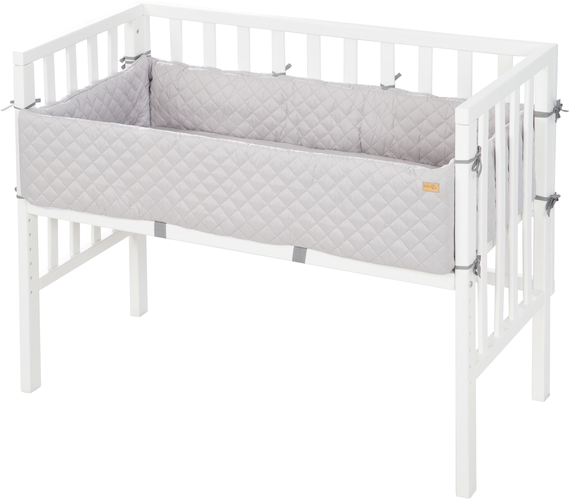 roba® Beistellbett »2in1 roba Style, weiss«, mit Matratze, Nestchen und Sicherheitsbarriere