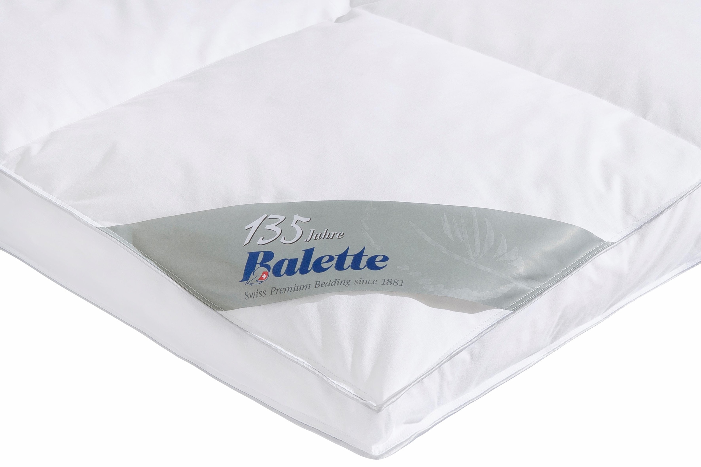 Balette Federbettdecke »Lena«, extrawarm, Füllung 100% Federn, Bezug 100% Baumwolle, (1 St.), Bettdecke in 135x200 cm und weiteren Grössen, für Winter geeignet