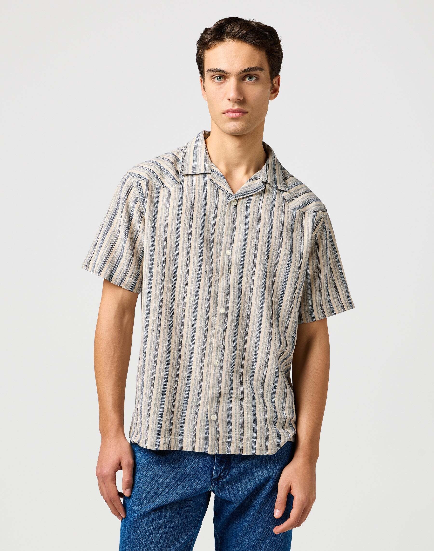 Leinenhemd »Wrangler Leinenhemd Ss W Resort Shirt«