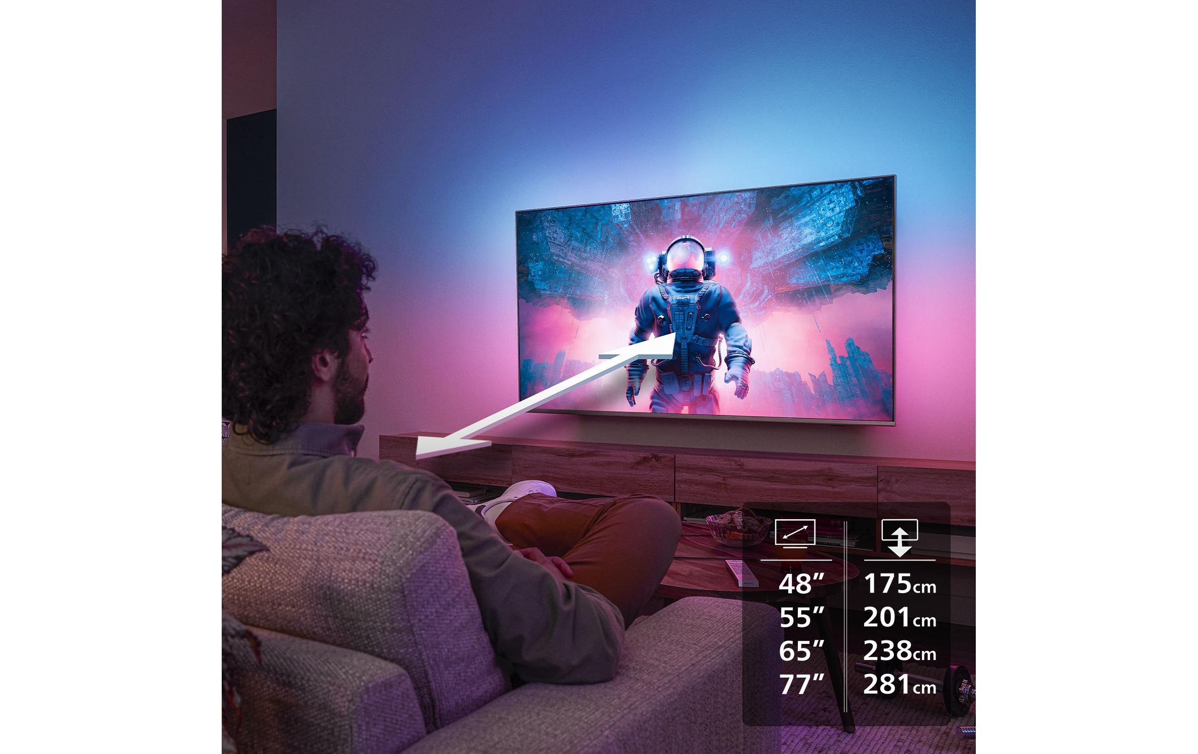 Philips OLED-Fernseher »65OLED760/12 65«, 4K Ultra HD