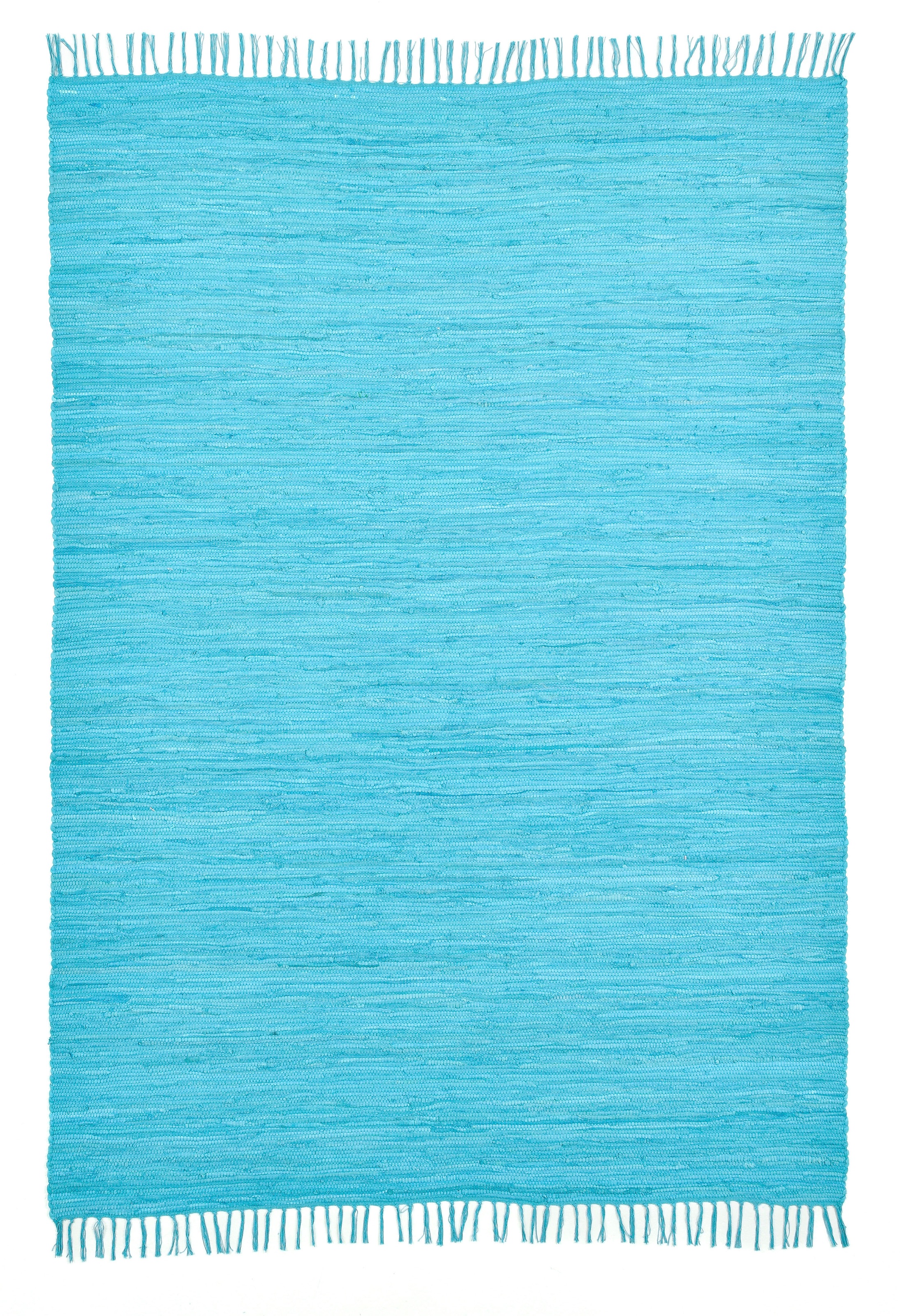 my home Kinderteppich »Insa Fleckerl«, rechteckig, 5 mm Höhe, Uni Farben, pastell, handgewebt, pflegeleicht, waschbar, Kinderzimmer