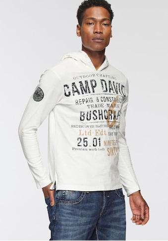 CAMP DAVID Langarmshirt, mit grossem Schriftprint kaufen