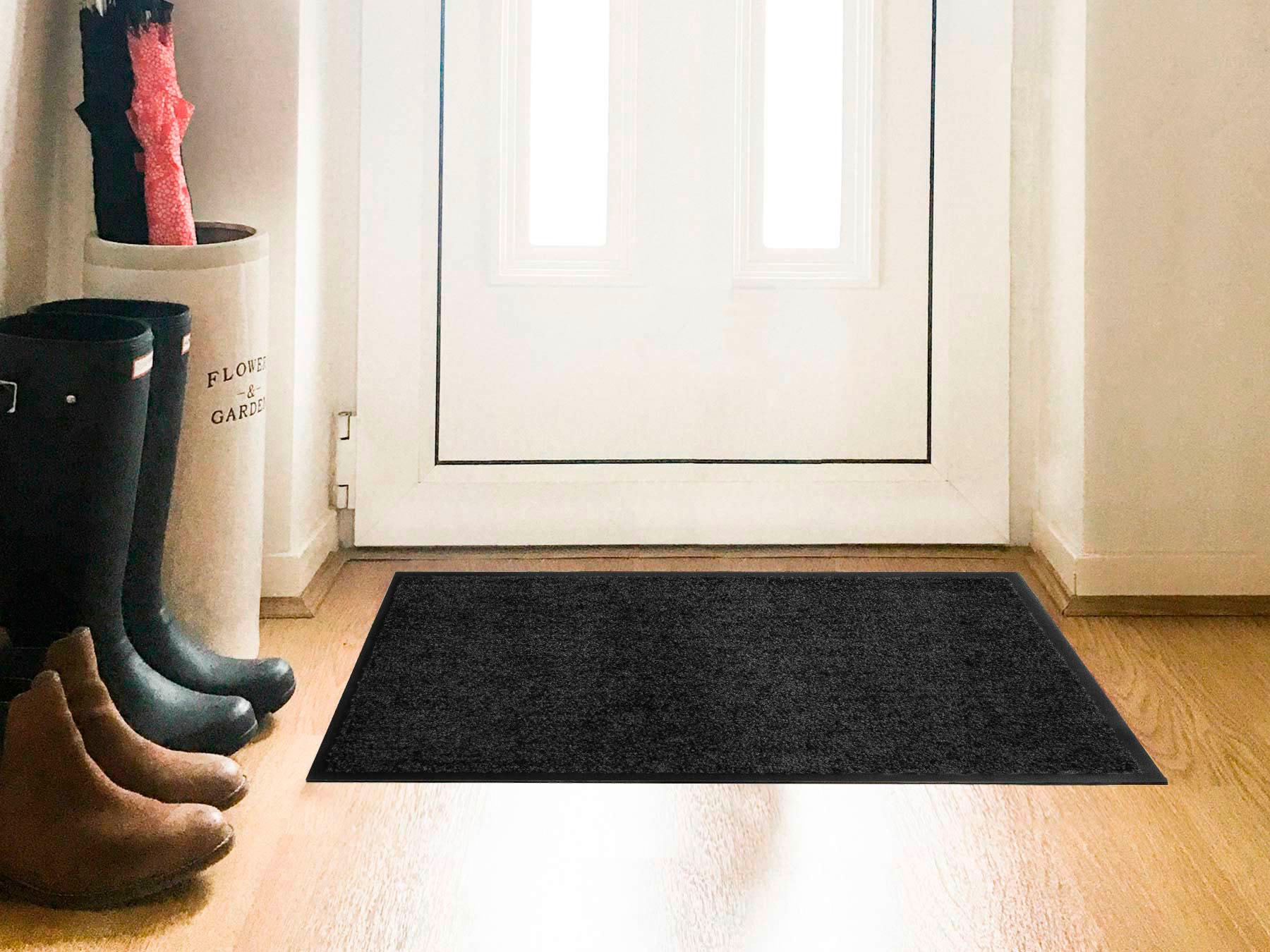 Primaflor-Ideen in Textil Fussmatte »Schmutzfangmatte CLEAN PRO, Made in Belgium«, rechteckig, 8 mm Höhe, Uni-Farben, UV-beständig, strapazierfähig, waschbar