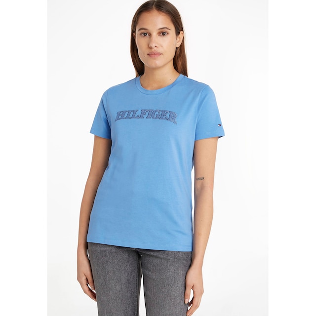 Tommy Hilfiger T-Shirt »REG TONAL HILFIGER C-NK SS«, mit Tommy Hilfiger  Markenlabel online bestellen | Jelmoli-Versand | T-Shirts