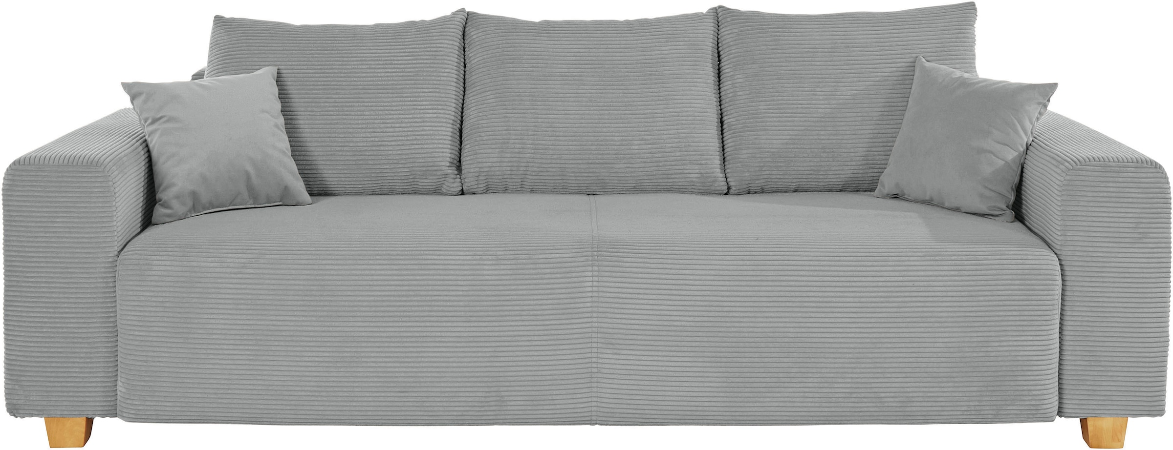 COLLECTION AB Schlafsofa Yves, mit Bettkasten, Bettfunktion und 2 Zierkissen