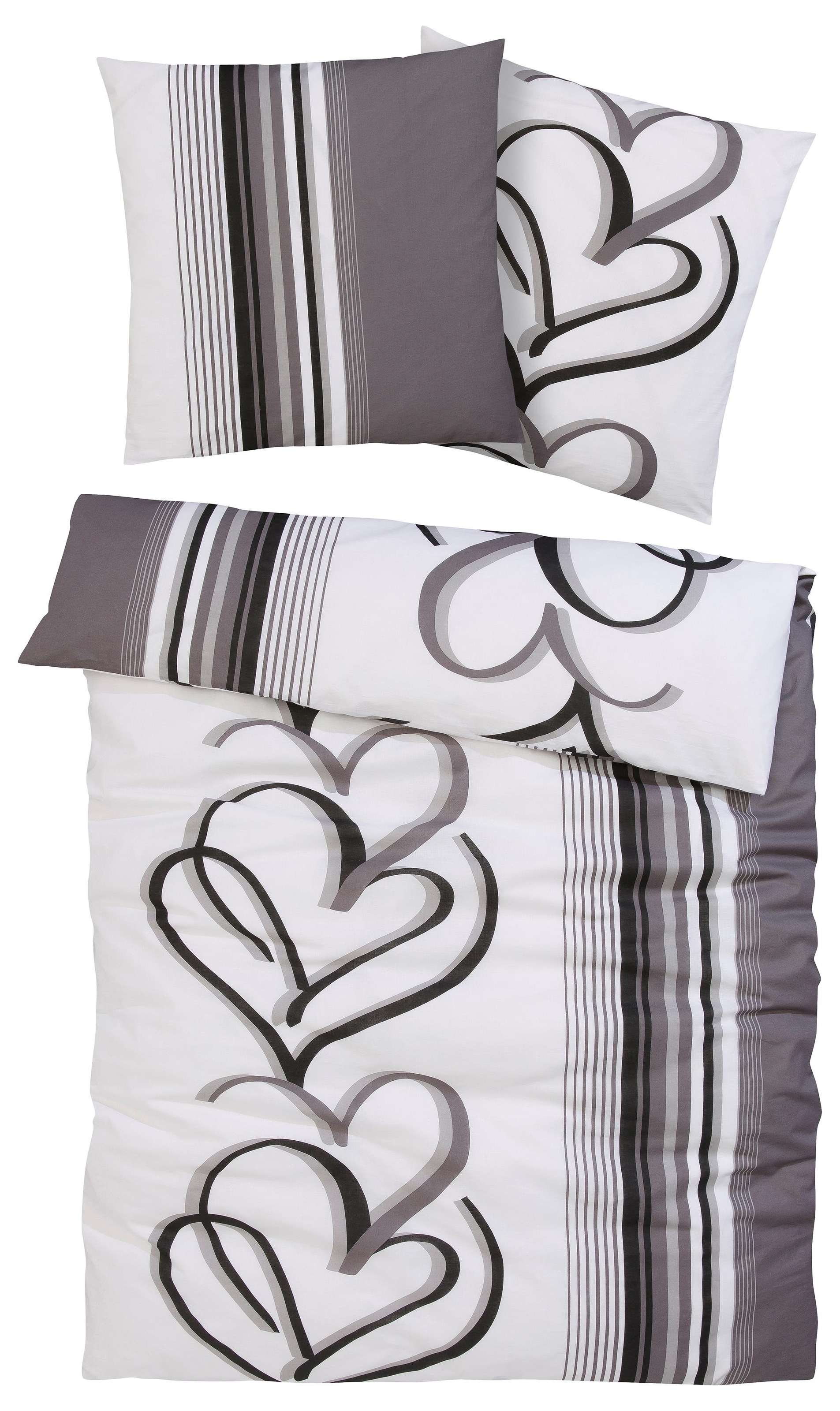 OTTO home Bettwäsche "Area in Gr. 135x200 oder 155x220 cm" 2 Stk. Bettwäsche in verschiedenen Qualitäten