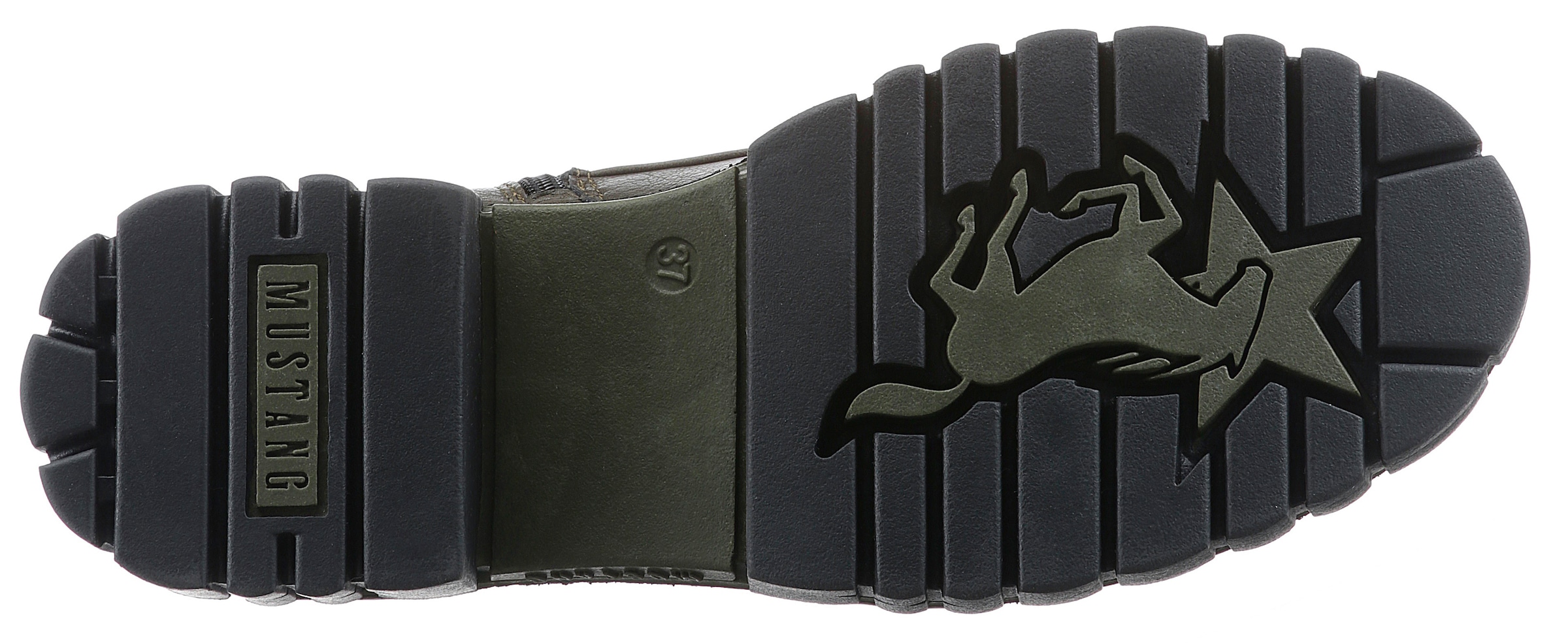 Mustang Shoes Schnürboots, mit Profilsohle