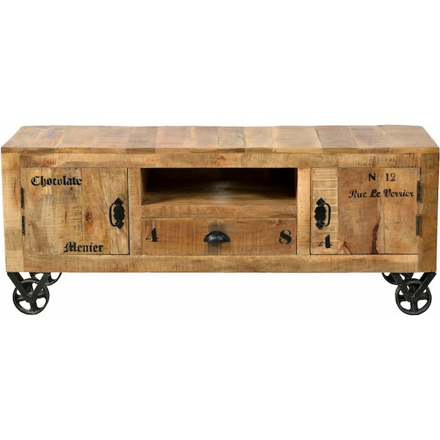 ❤ SIT Lowboard »Rustic«, im Factory design, Breite 140 cm, Shabby Chic,  Vintage kaufen im Jelmoli-Online Shop
