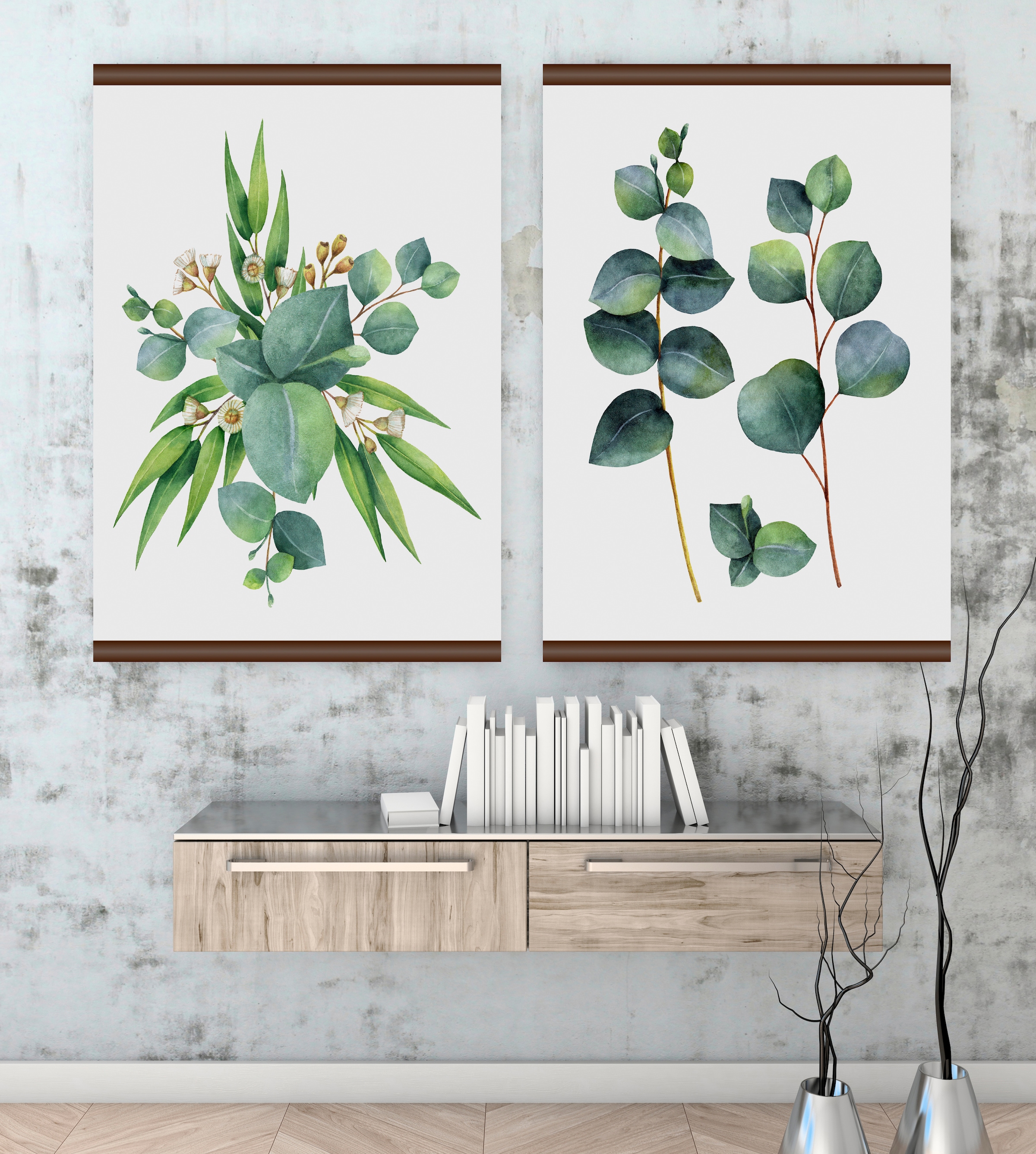 50x70 im Pflanze«, »Eukalyptus Shop ❤ Leinwandbild queence Jelmoli-Online cm entdecken