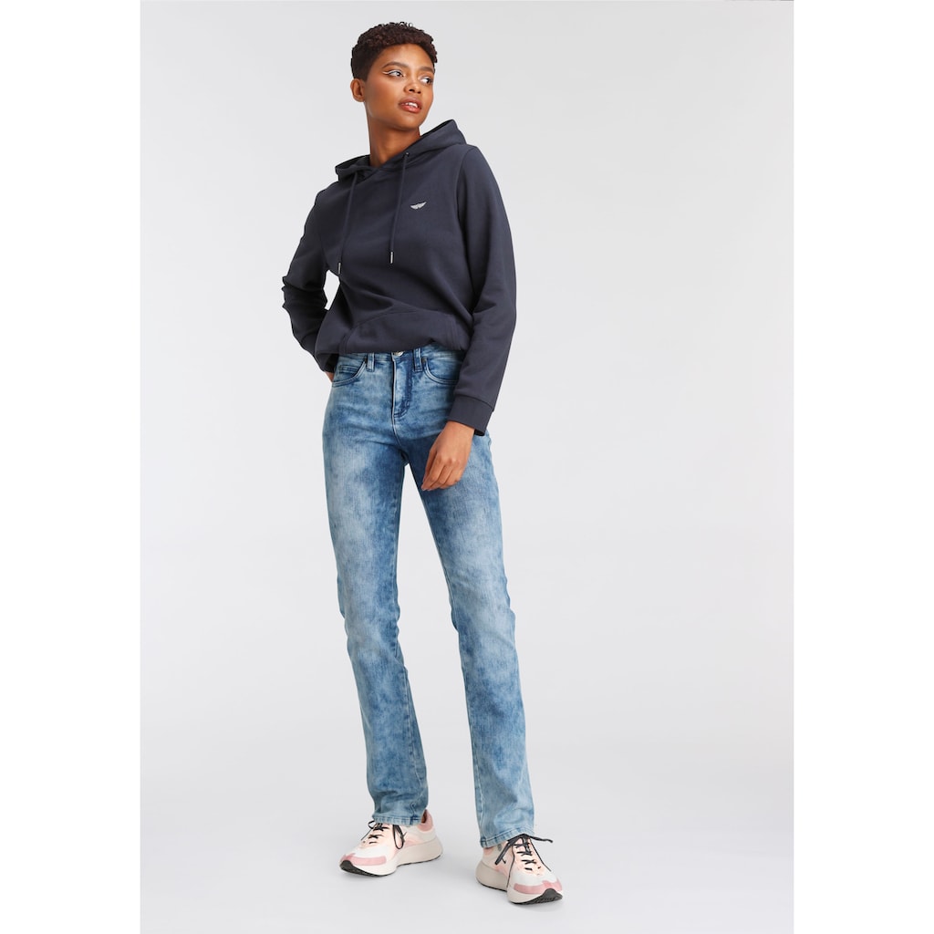 Arizona Gerade Jeans »Comfort-Fit«, Moonwashed Jeans