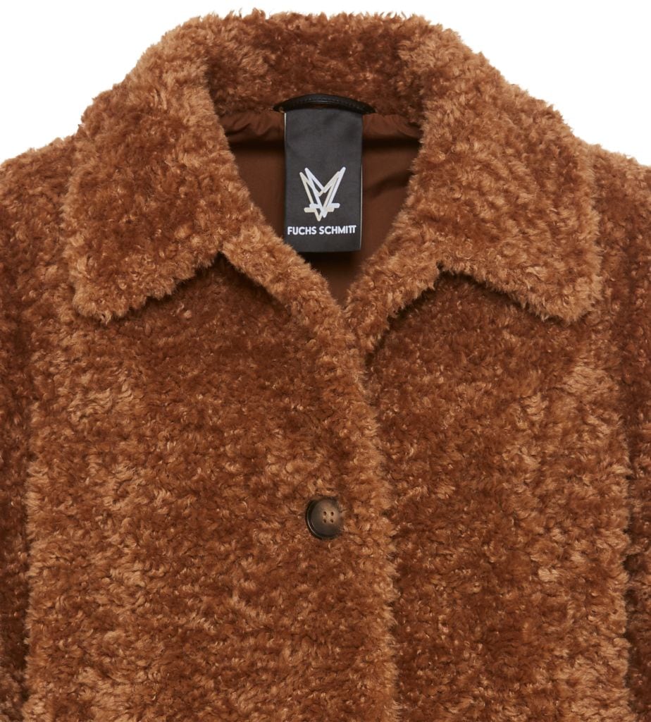 Fuchs Schmitt Fellimitatjacke, ohne Kapuze, mit Knöpfen