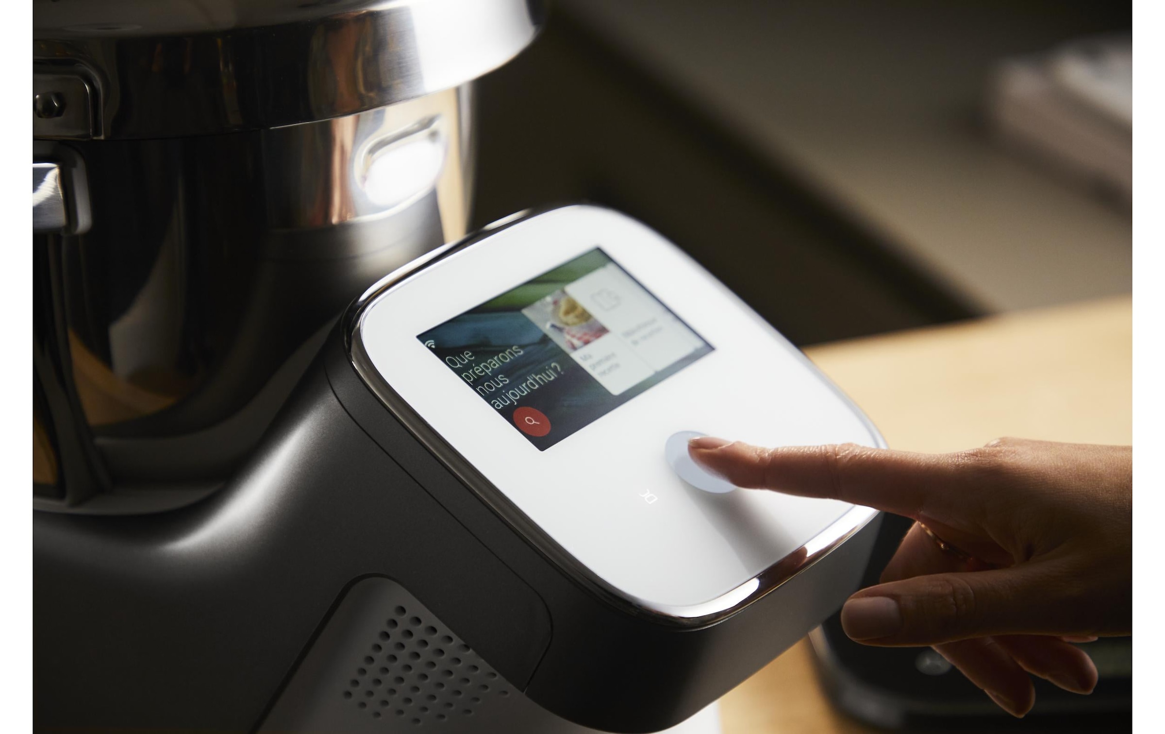 Moulinex Küchenmaschine »i-Companion Touch XL Silberfarben/Weiss«