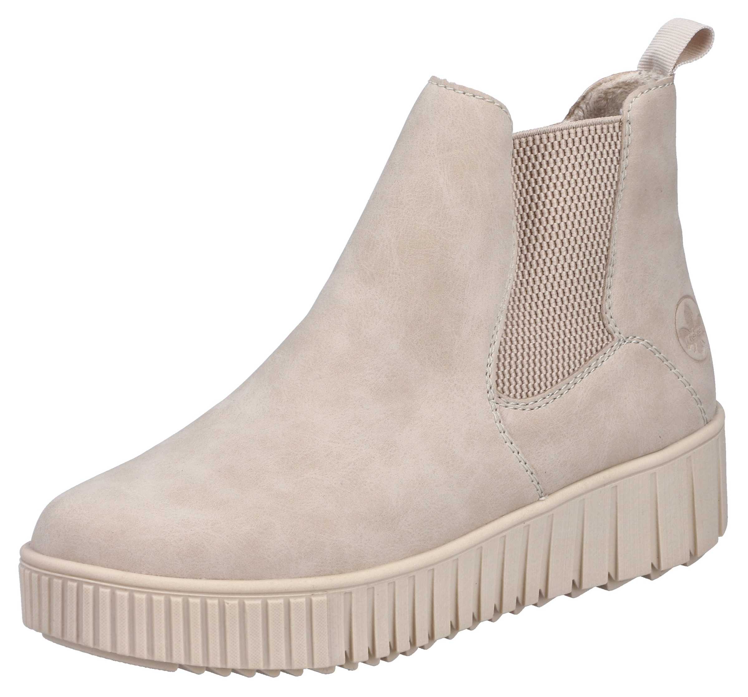 Rieker Winterboots Chelseaboots, Plateausneaker, Stiefelette, Reissverschluss und Stretch