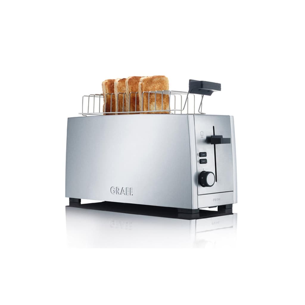 Graef Toaster »TO 100«, 4 kurze Schlitze, für 4 Scheiben, 1380 W