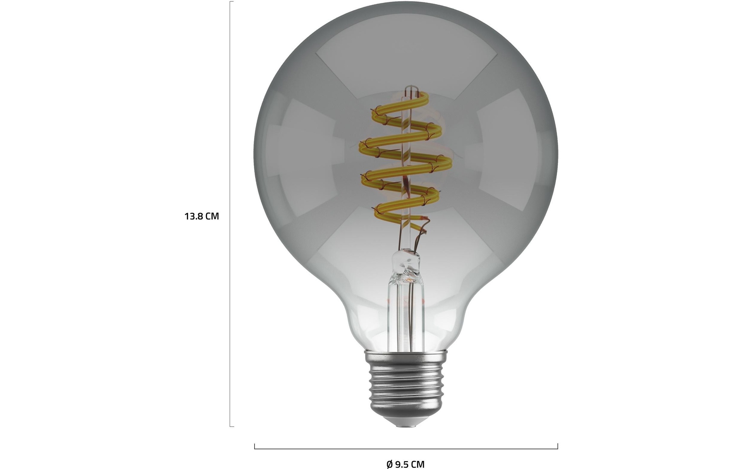 Hombli LED-Leuchtmittel »Smart Filament Bulb E27 Smokey Globe«, E27, 1 St., Kaltweiss-Neutralweiss-Tageslichtweiss-Warmweiss