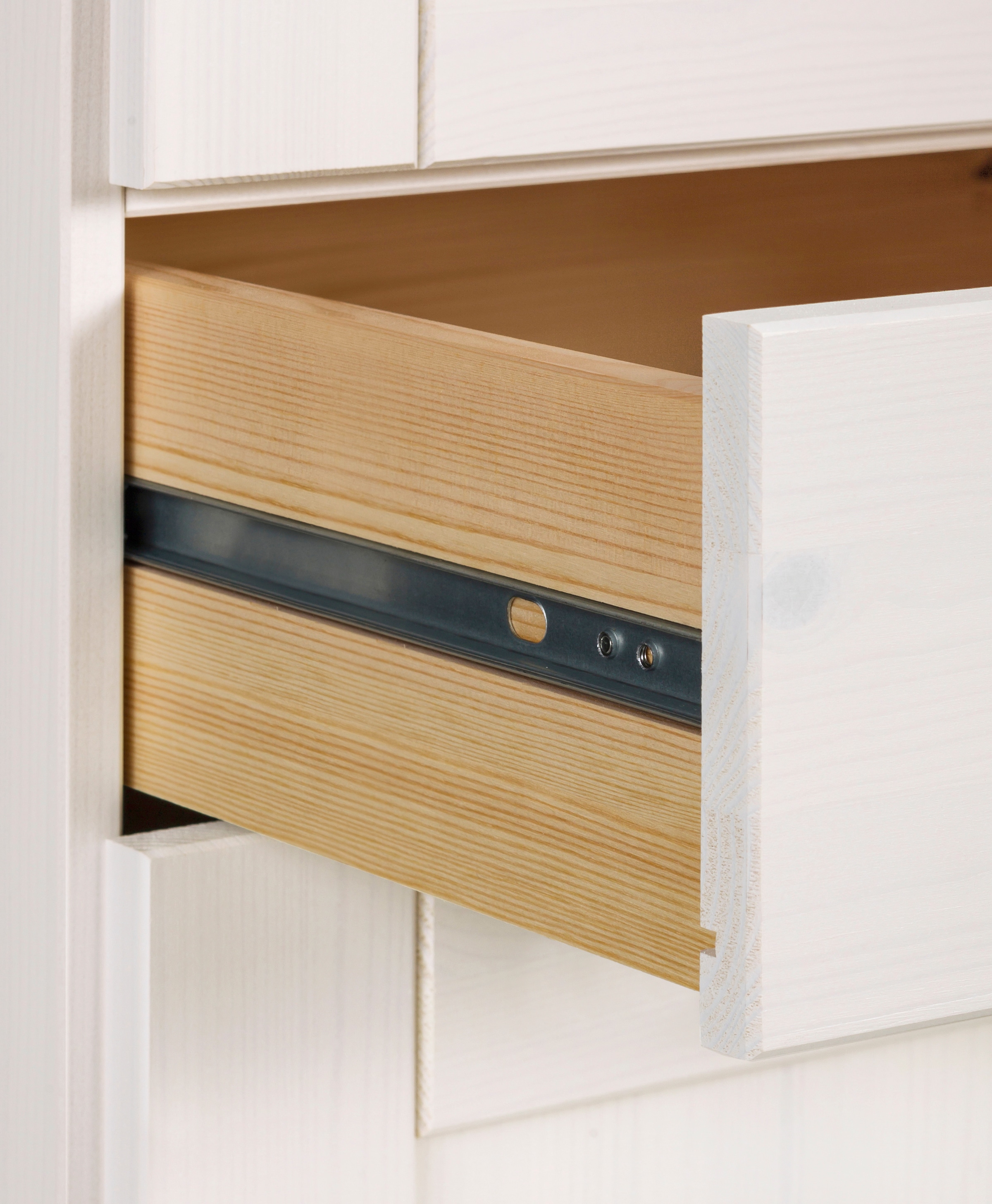 Home affaire Hochschrank »Alby«, Breite 75 cm, 2 Türen, 1 Schubkasten, 6 offene Fächer