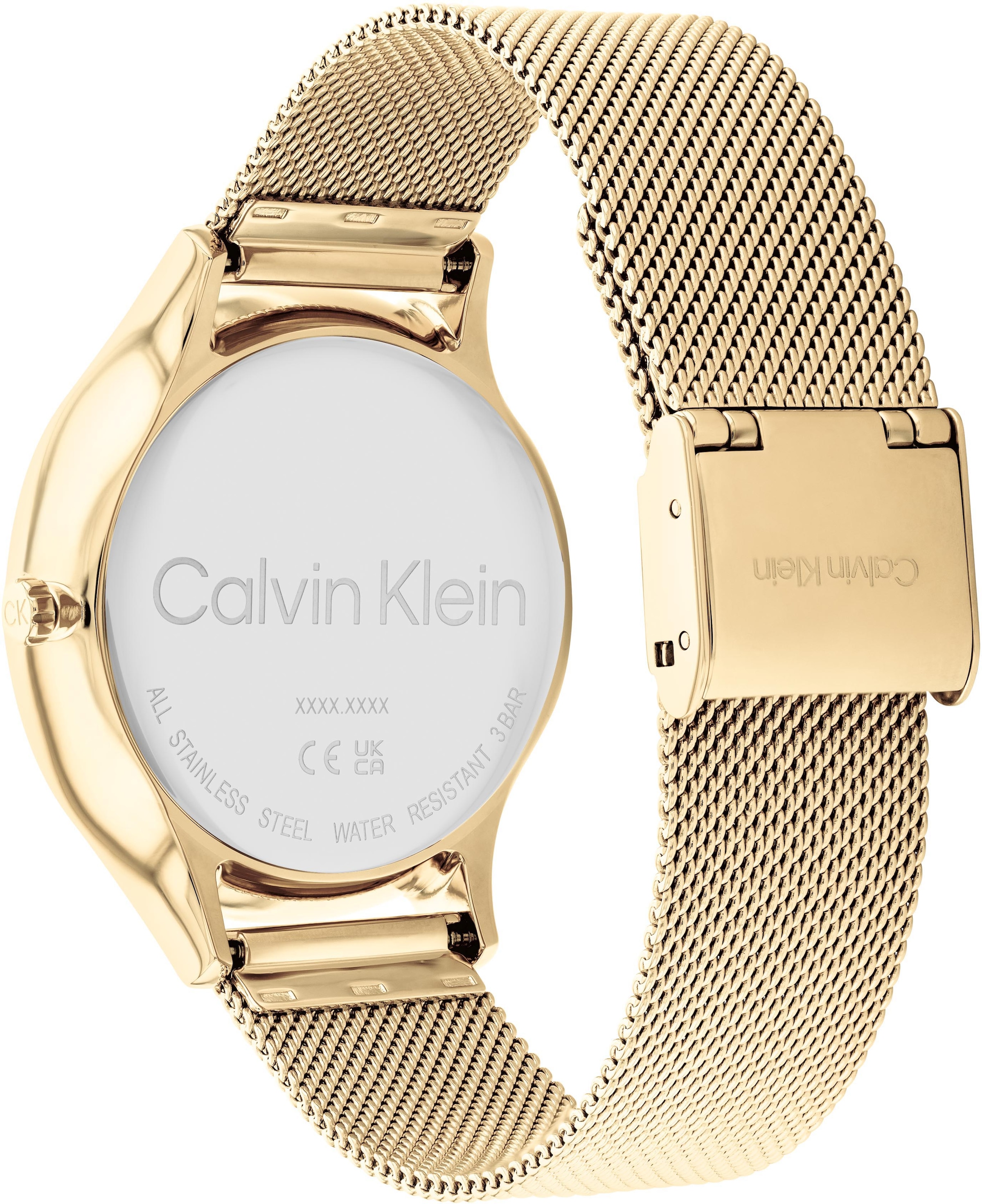 Calvin Klein Multifunktionsuhr »Timeless Multifunction, 25200103«, Quarzuhr, Armbanduhr, Damenuhr, Datum, IP-Beschichtung