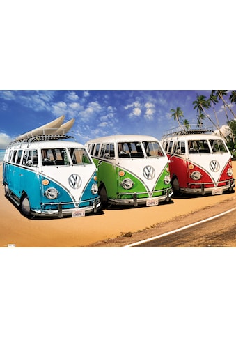 Home affaire Bild »VW Californian Camper - campers«, 90/60 cm, Motiv Bulli kaufen