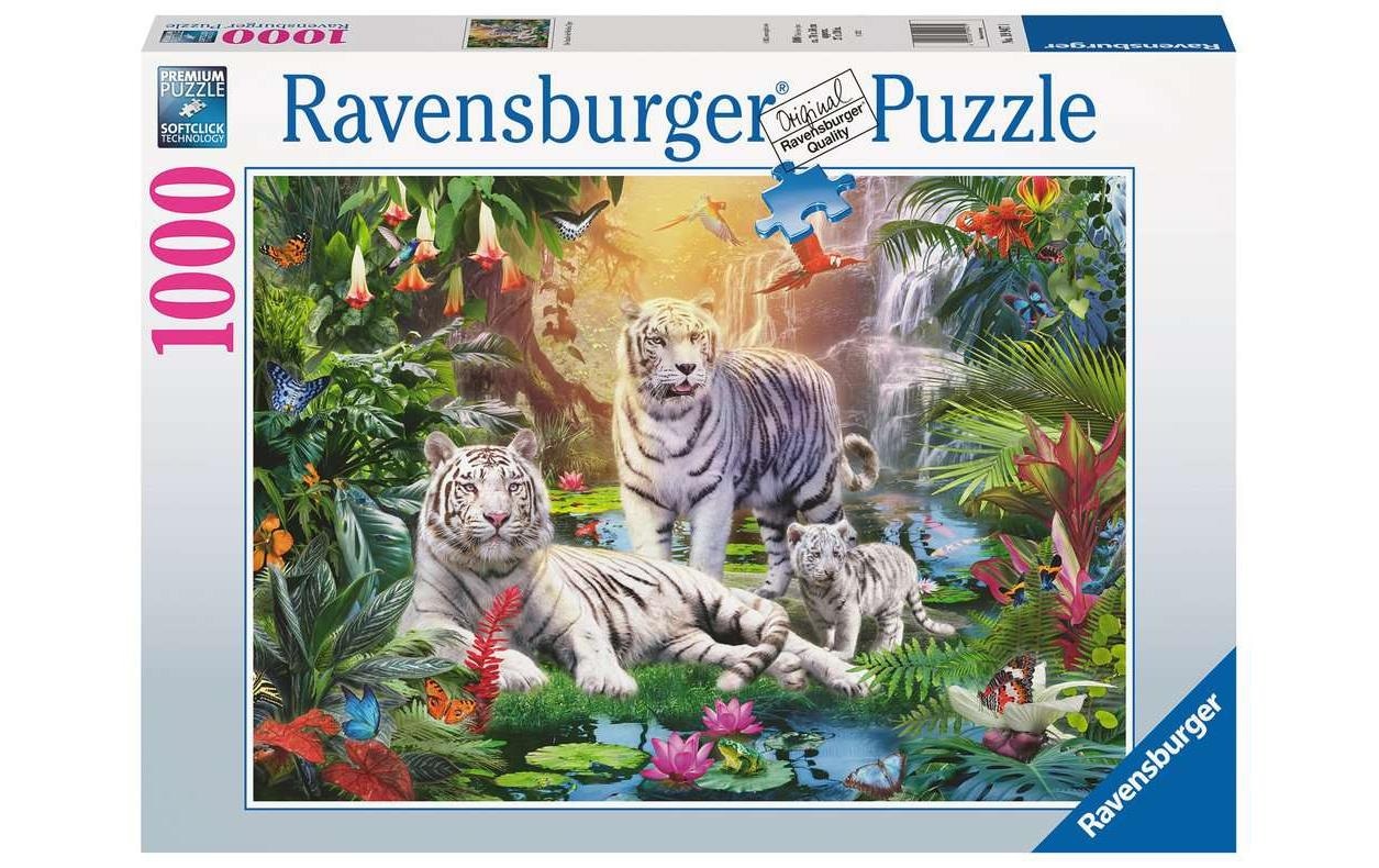 Ravensburger Puzzle »Familie der Weissen Tiger«